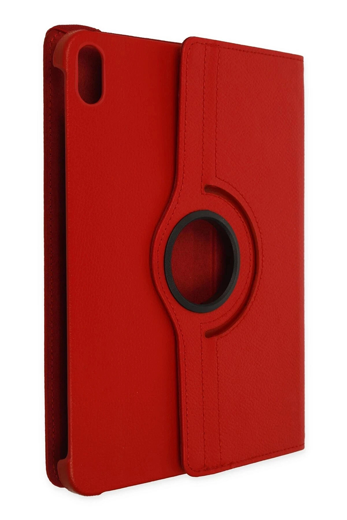 Buti̇k İpad 2022 10.9 (10.Nesi̇l) Kılıf 360 Tablet Deri̇ Kılıf - Kırmızı-(5796)