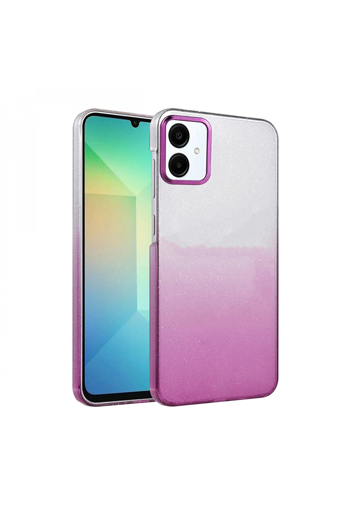 Buti̇k Samsung Galaxy A06 Glossy Kapak - Mor