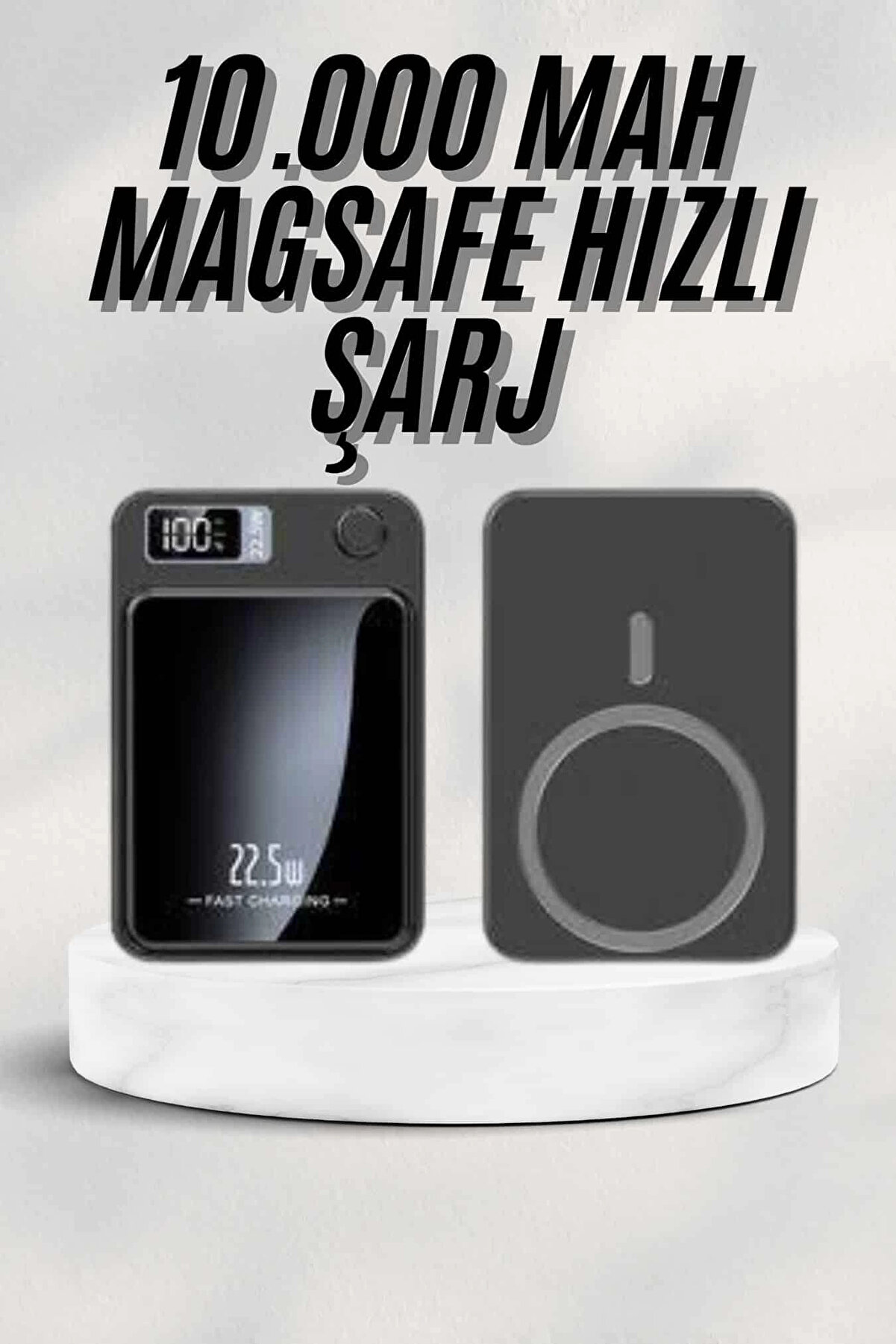 Buti̇k Taşınabi̇li̇r Şarj Magsafe Powerbank 10.000 Mah Hızlı Şarj Led G&ouml;stergeli̇ Kablosuz