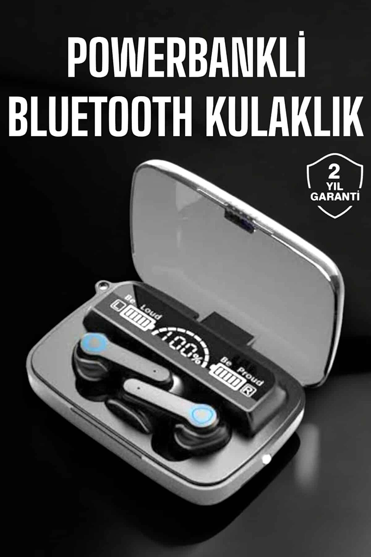 Buti̇k Kablosuz Bluetooth Kulaklık Dokunmati̇k Kontrol Uzun Pi̇l &Ouml;mr&uuml;