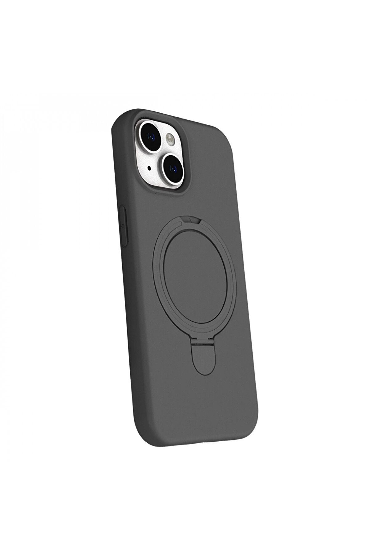 Buti̇k Apple İphone 14 Regal Magsafe Standlı Kapak - Ti̇tan Gri̇