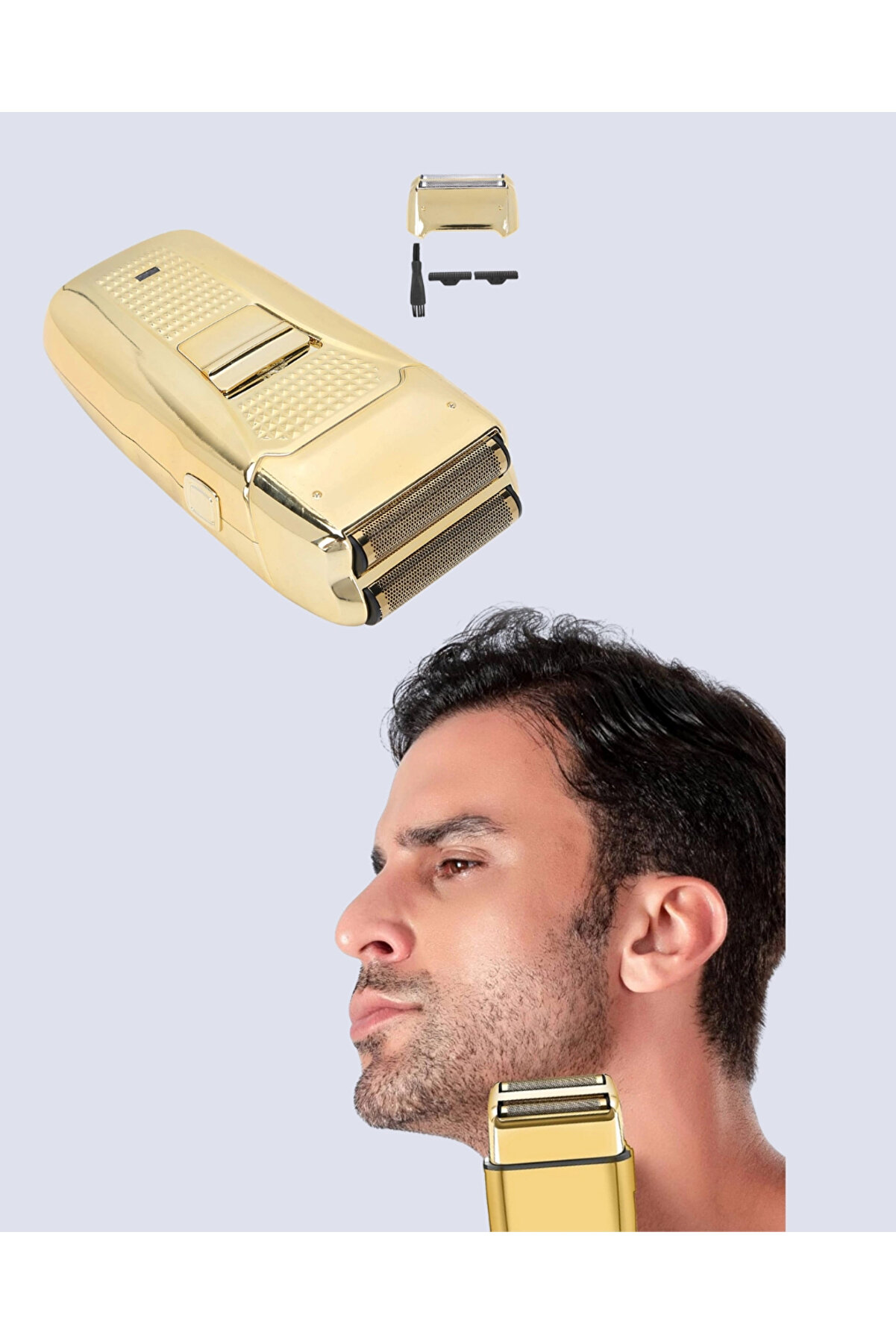 Eco Lounge Profesyonel Kuru Kullanım Sakal Tıraş Maki̇nesi̇ &Ccedil;i̇ft Başlıklı