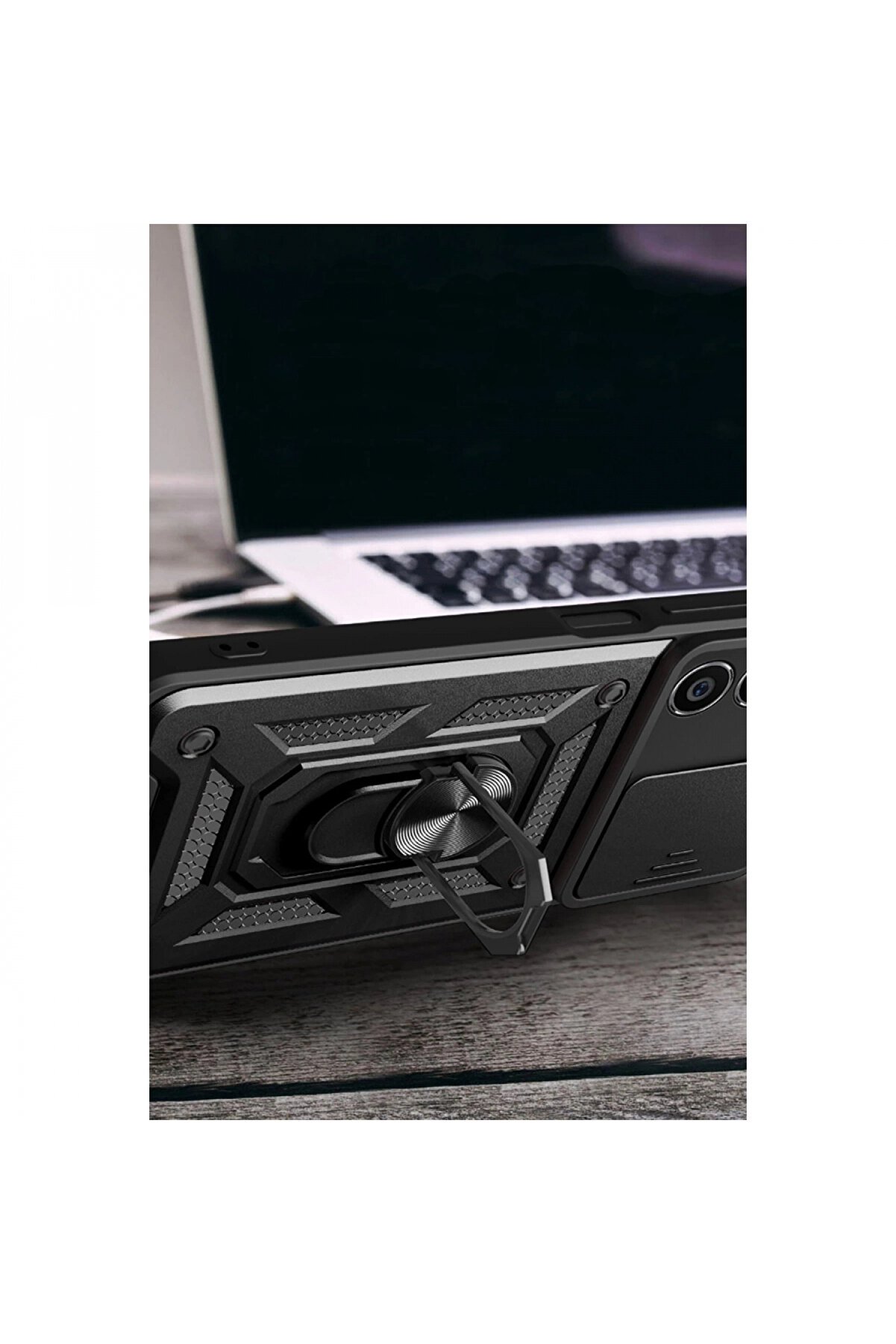 Byhodi̇ Samsung Galaxy A25 5G Kılıf Pars Lens Y&uuml;z&uuml;kl&uuml; Si̇li̇kon - Kırmızı