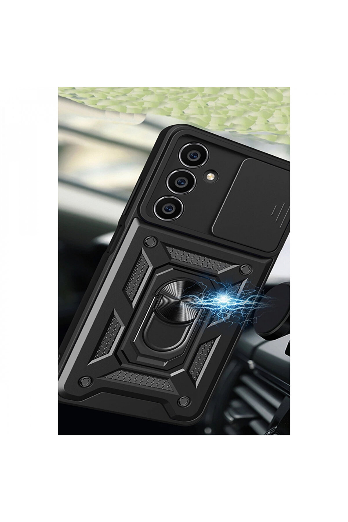 Byhodi̇ Samsung Galaxy A25 5G Kılıf Pars Lens Y&uuml;z&uuml;kl&uuml; Si̇li̇kon - Kırmızı