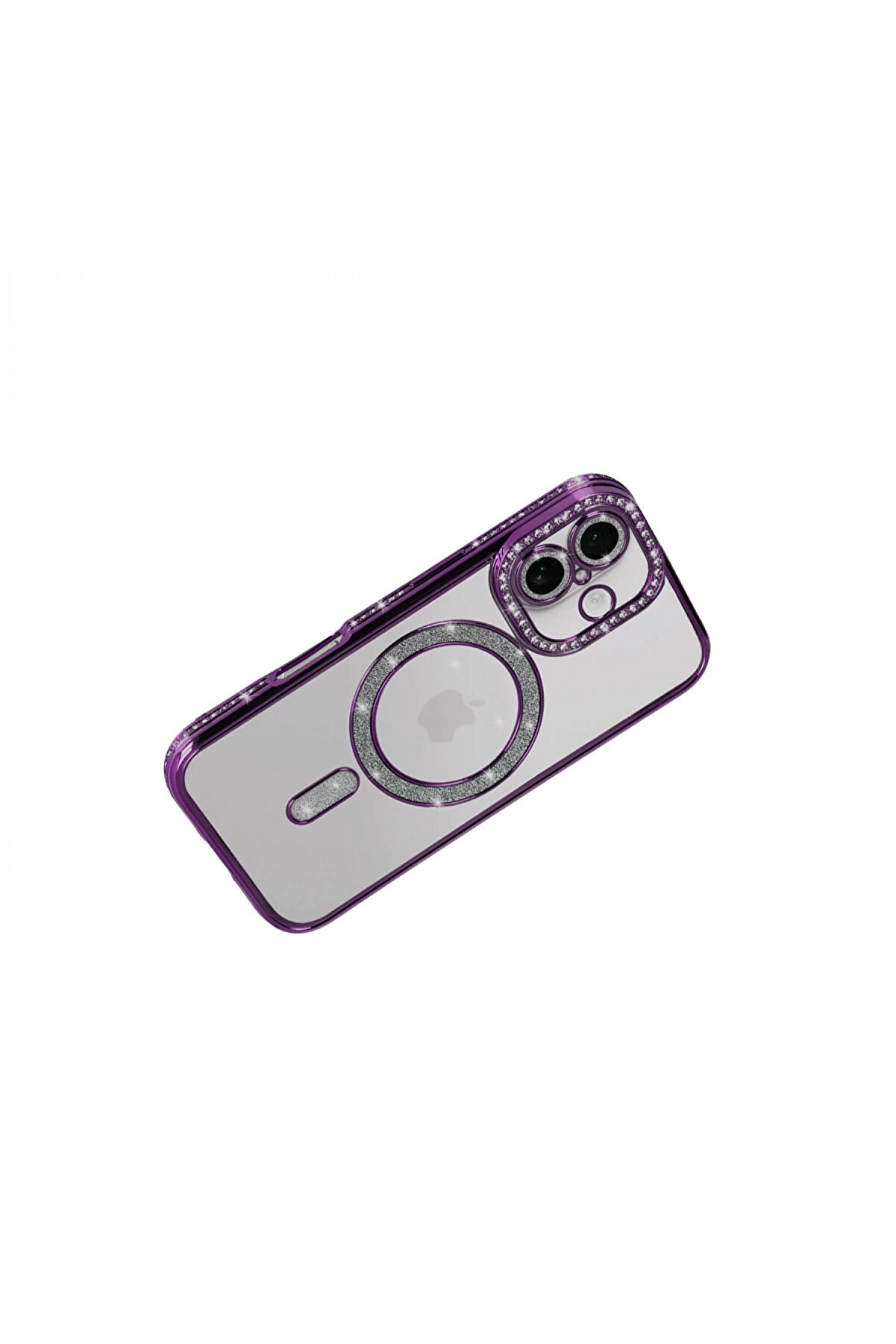 Byhodi̇ Apple İphone 17 Joke Si̇mli̇ Magneti̇csafe Kılıf - Deri̇n Mor