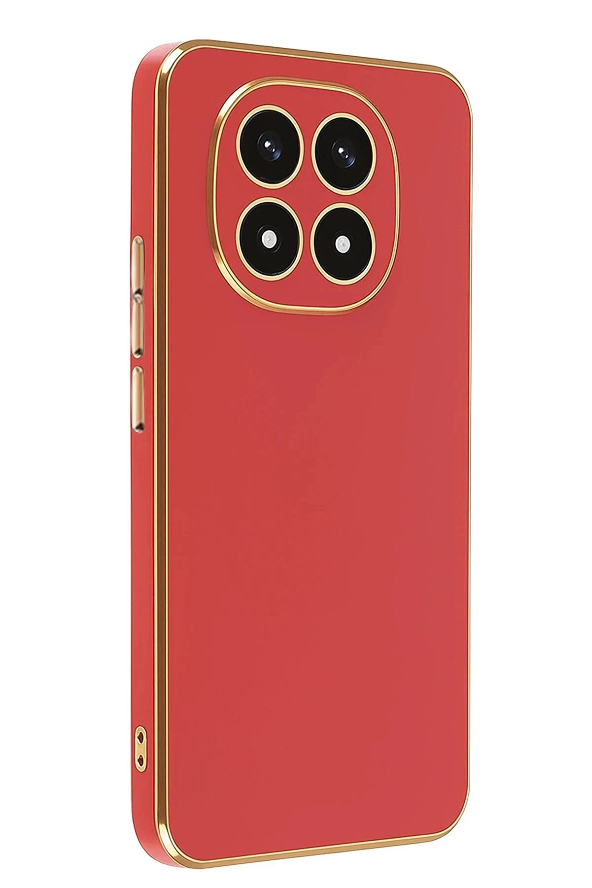 Buti̇k Xi̇aomi̇ Redmi̇ Note 14 Pro 4G Kılıf Volet Si̇li̇kon - Kırmızı-(5796)