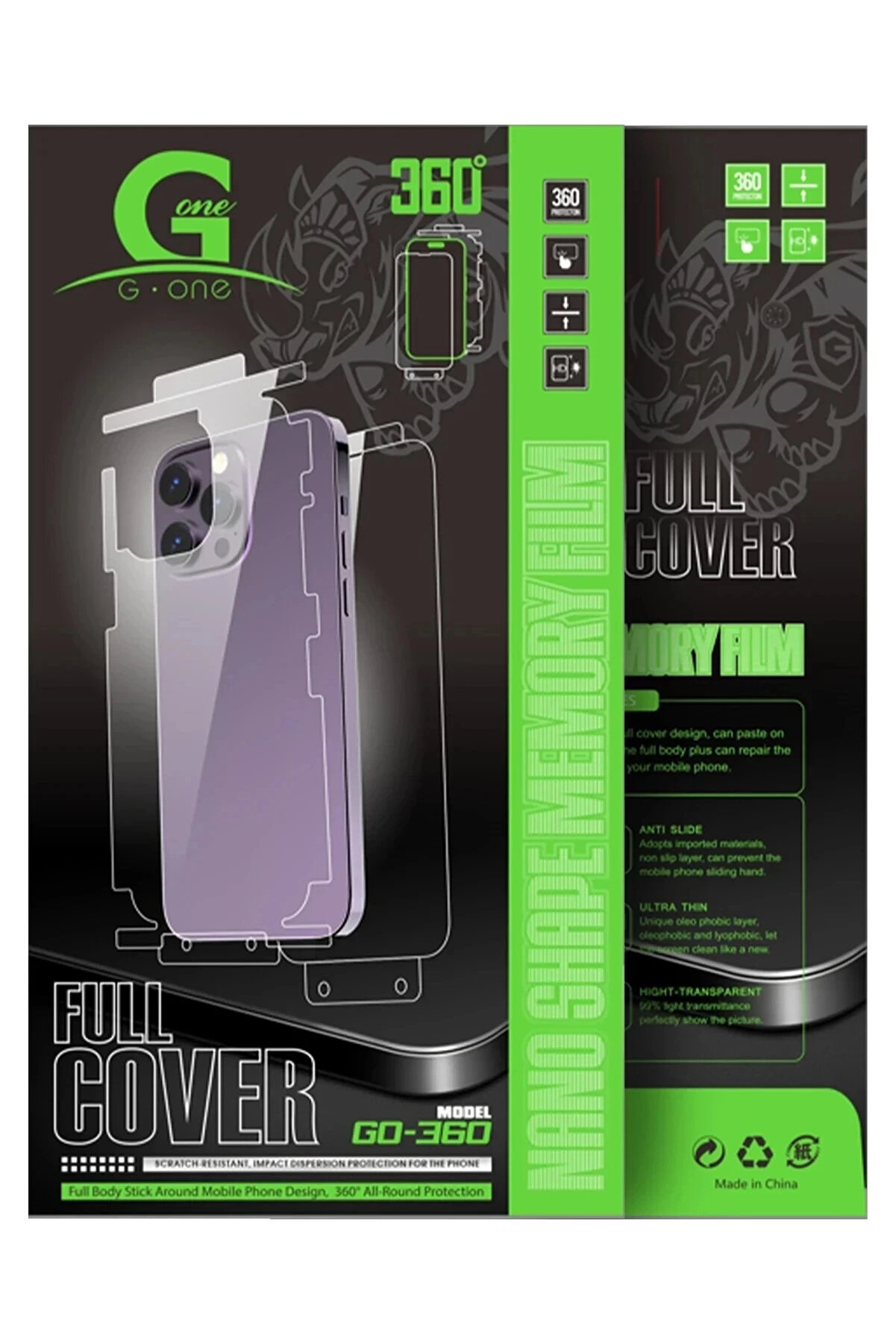 Buti̇k İphone 17 Ai̇r 360 Full Body Arka Koruyucu-(5796)