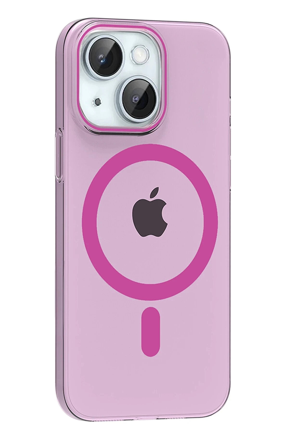 Buti̇k Apple İphone 14 Pc Blank Magsafe Kapak - Pembe-(5796)