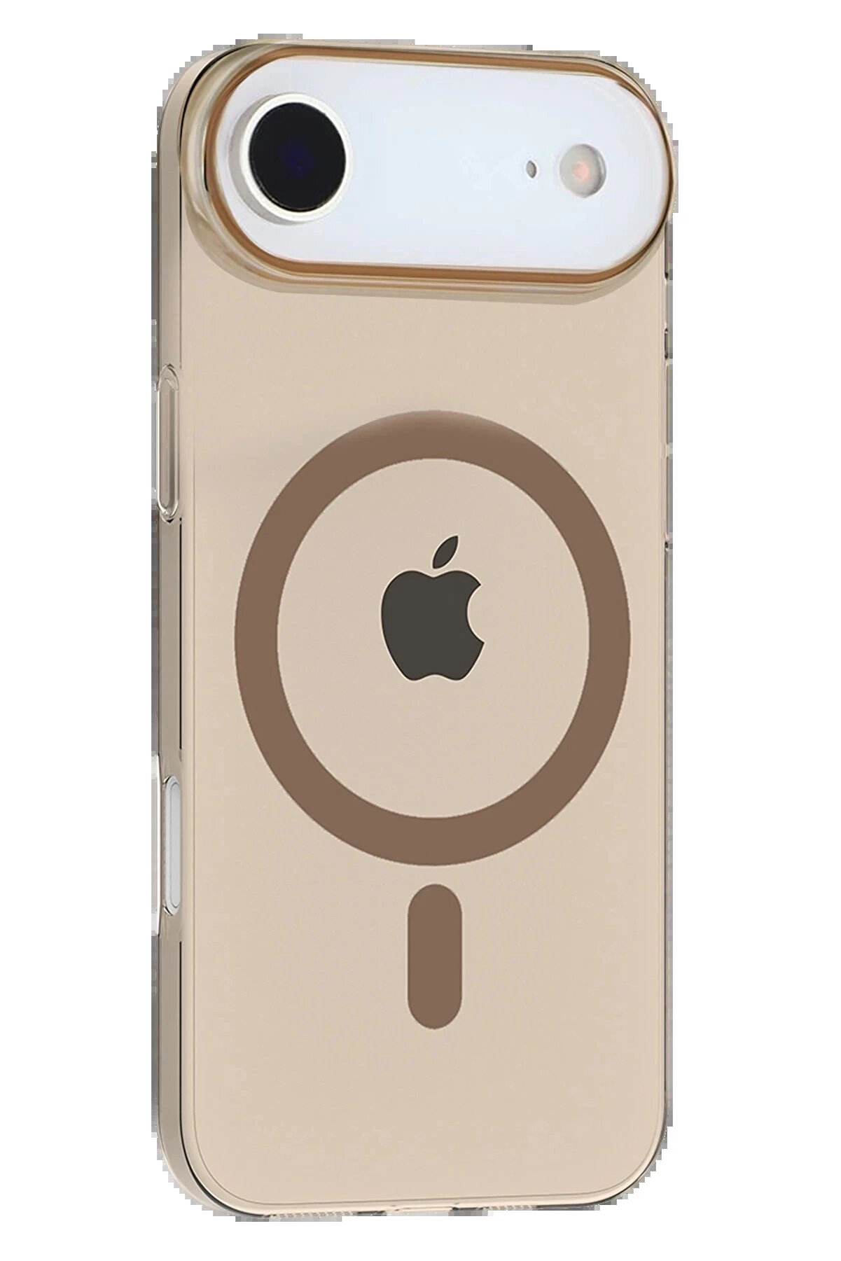 Buti̇k Apple İphone 17 Ai̇r Pc Blank Magsafe Kapak - &Ccedil;&ouml;l Ti̇tanyum-(5796)