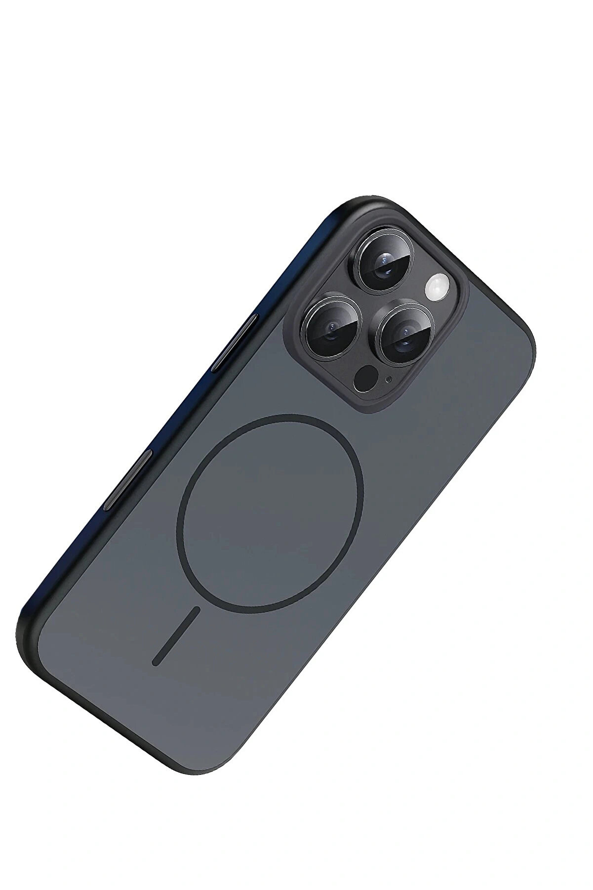 Buti̇k Apple İphone 16 Pro Max Neva Magsafe Kapak - Si̇yah-(5796)