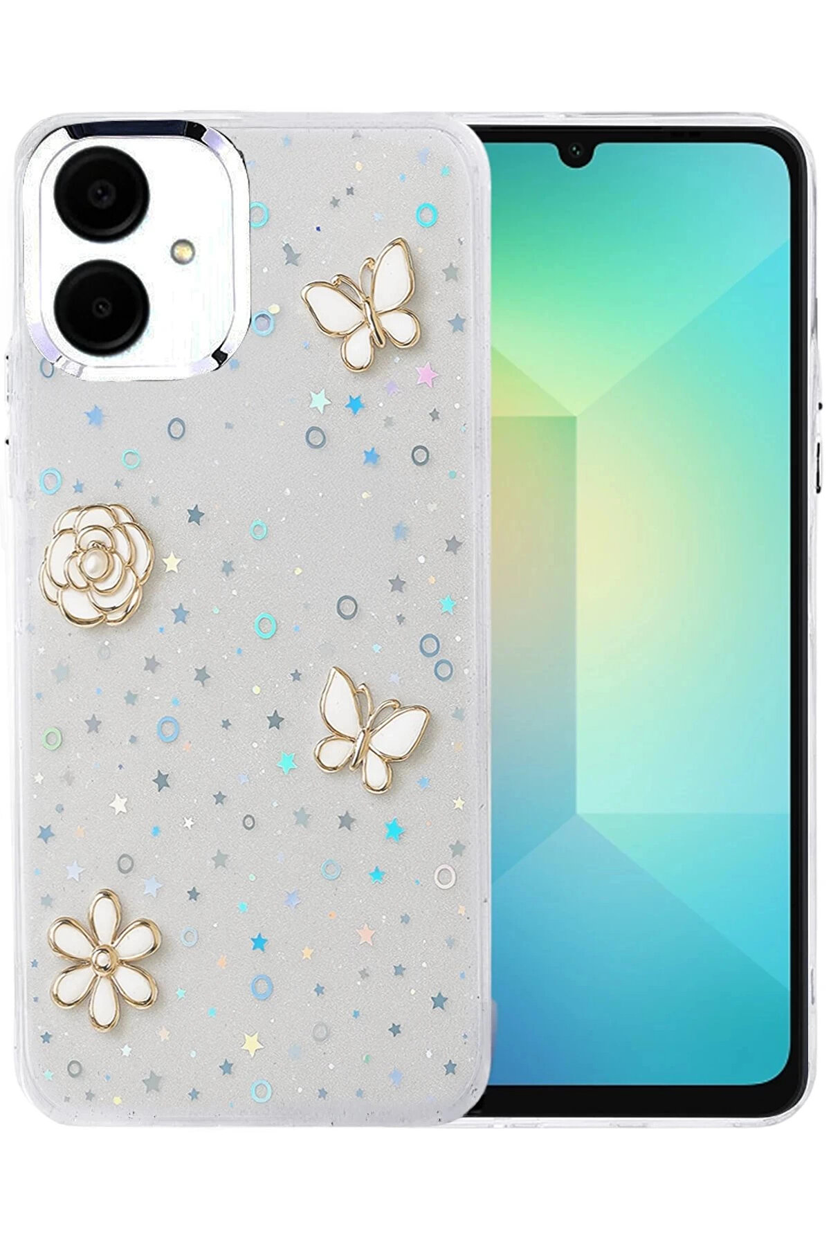 Buti̇k Samsung Galaxy A06 Fi̇yonk Desenli̇ Kapak - Desen 2-(5796)