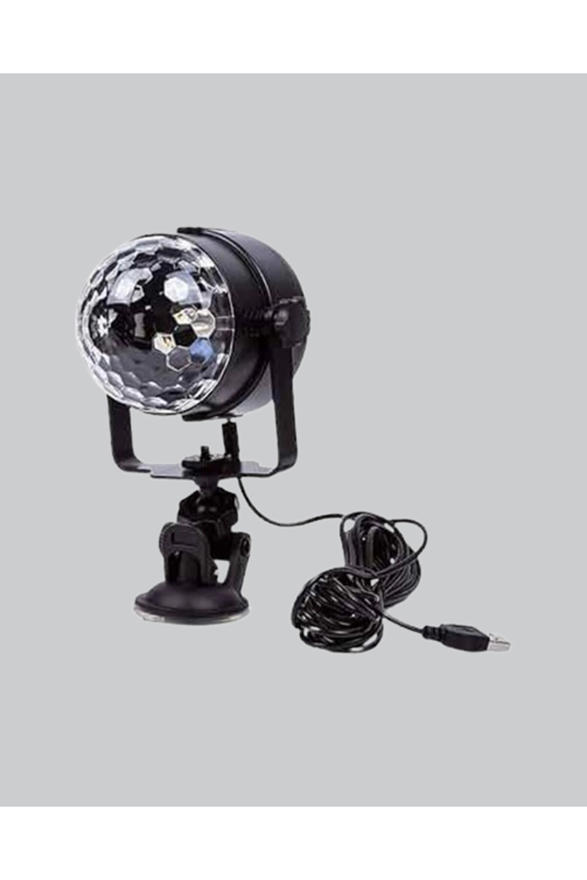 Buti̇k 7 Renk Modlu M&uuml;zi̇k Sens&ouml;rl&uuml; Di̇sko Topu &ndash; Led Işıklı Parti̇ Aydınlatması