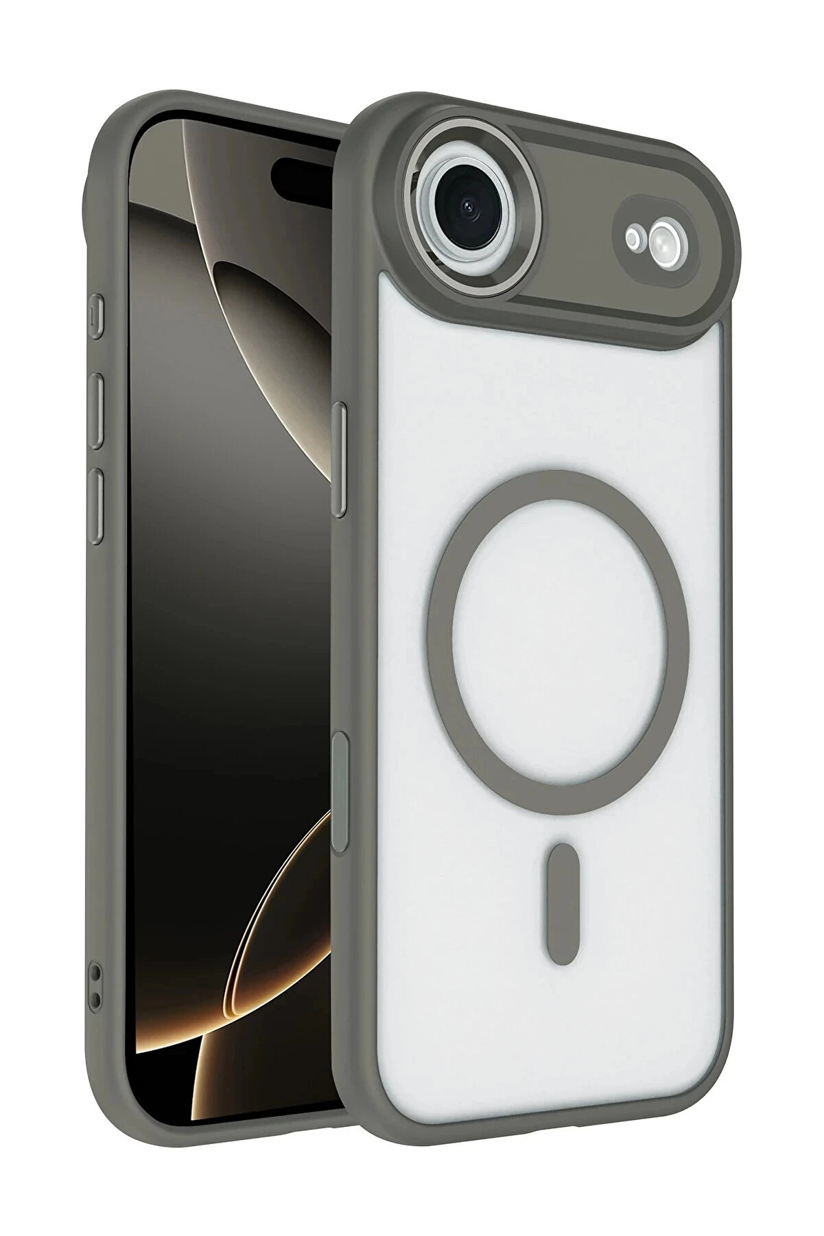 Buti̇k Apple İphone 17 Ai̇r Terea Magsafe Kapak - A&ccedil;ık Mavi̇-(5796)