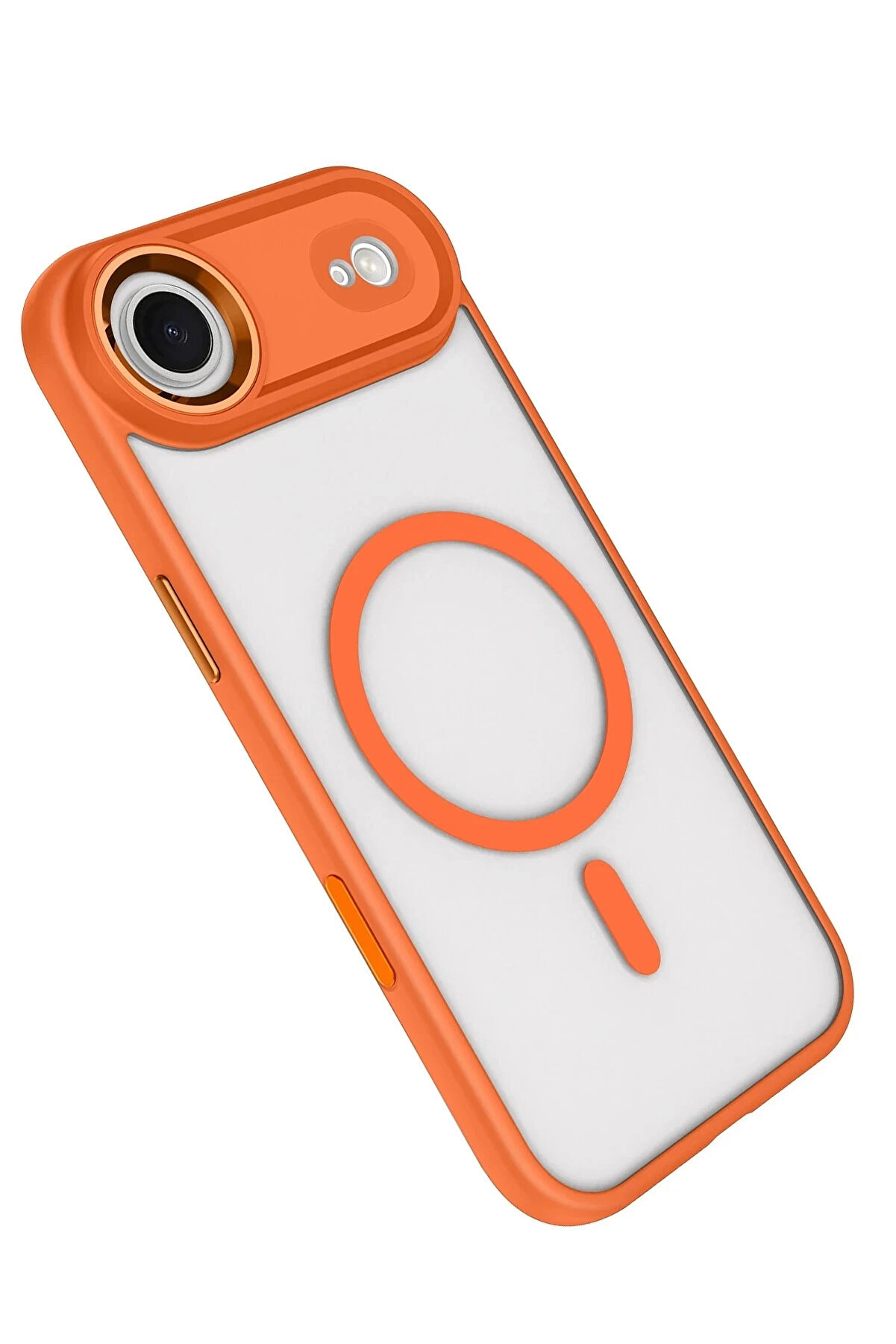 Buti̇k Apple İphone 17 Ai̇r Terea Magsafe Kapak - Turuncu-(5796)