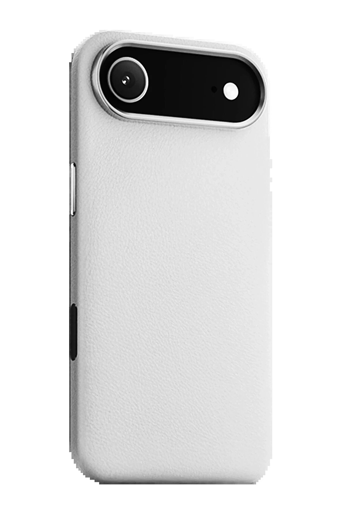 Buti̇k İphone 17 Ai̇r Wonder Deri̇ Magsafe Kapak - Beyaz-(5796)