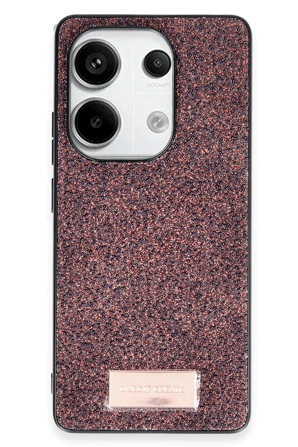 Buti̇k Xi̇aomi̇ Redmi̇ Note 13 Pro 4G Bri̇ght Si̇mli̇ Kapak - Deri̇n Mor-(5796)