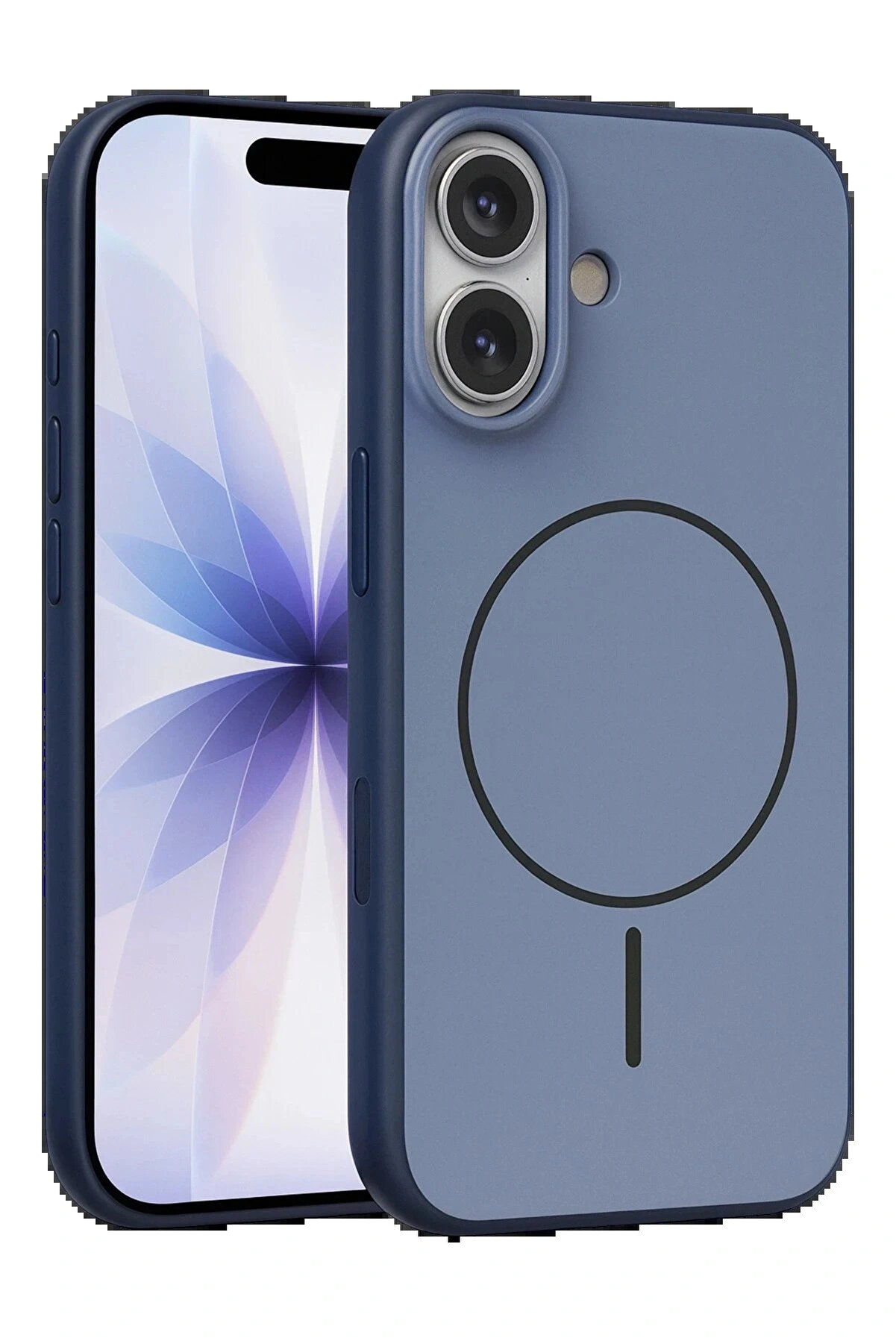 Buti̇k Apple İphone 17 Neva Magsafe Kapak - Laci̇vert-(5796)