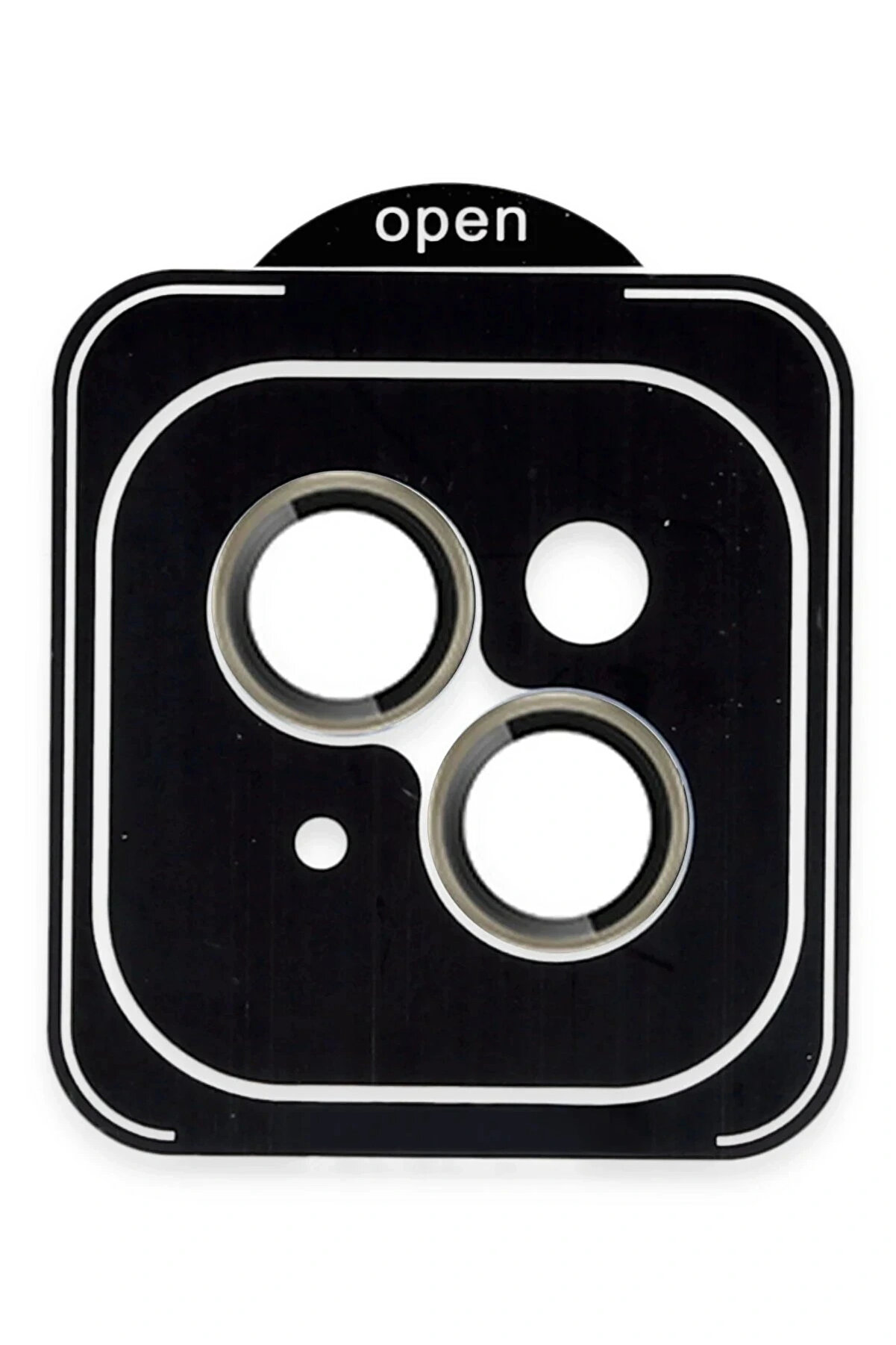 Buti̇k Apple İphone 13 Pvd Metal Kamera Lens - Natural Grey-(5796)