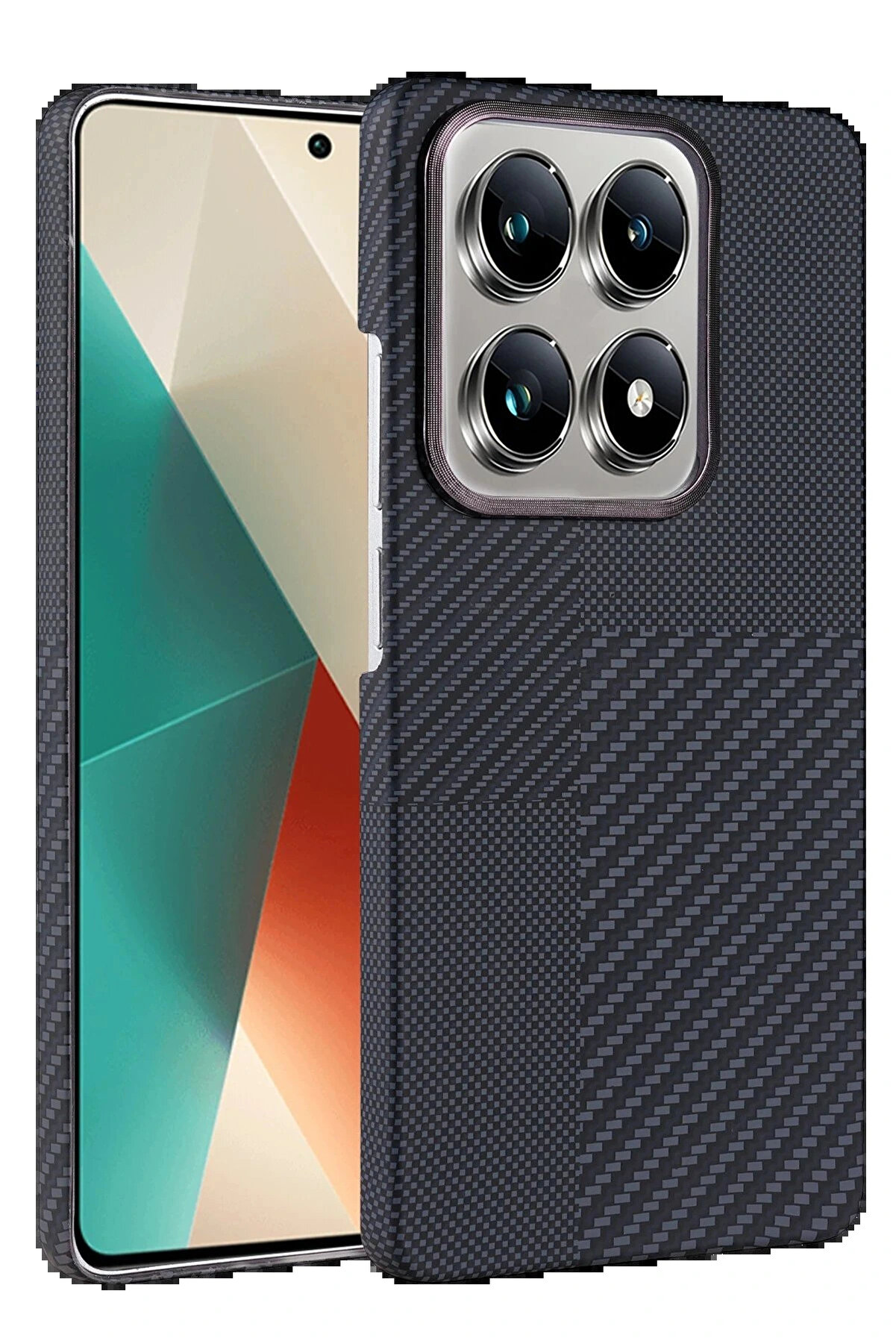 Buti̇k Xi̇aomi̇ Mi̇ 14T Pro Vega Magsafe Kapak - Si̇yah-(5796)