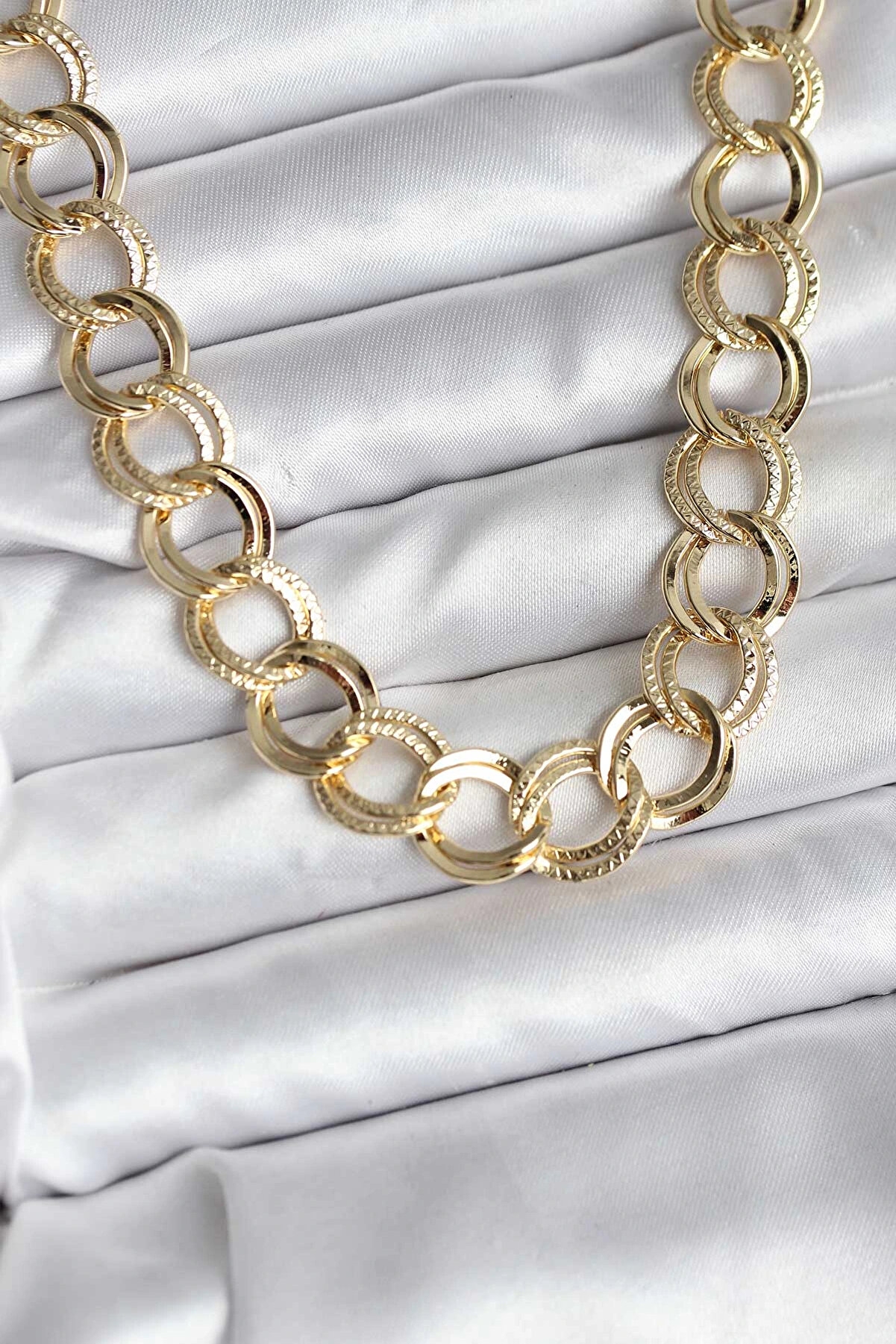 Sorvi̇enne 14K Gold Renk Kaplama Samanyolu Model Cm Kadın Kolye