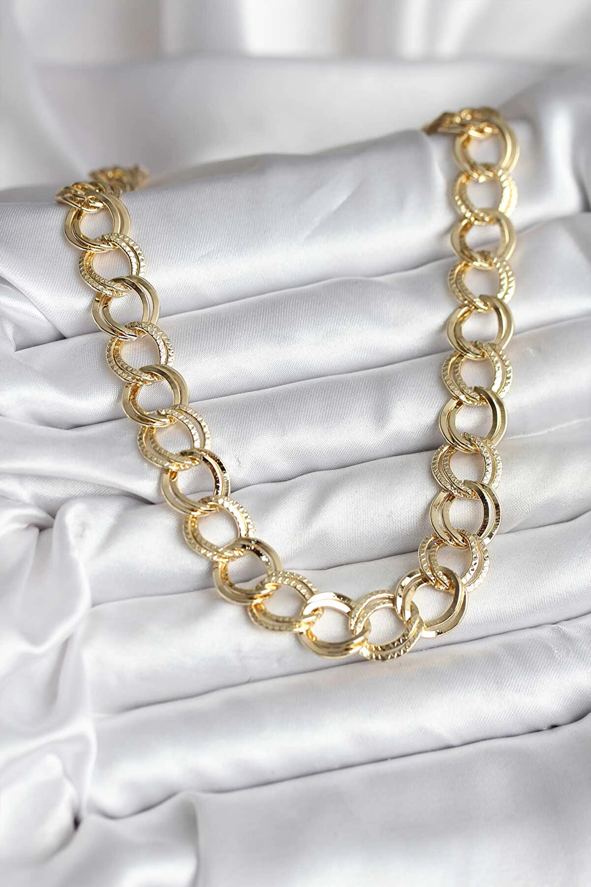 Sorvi̇enne 14K Gold Renk Kaplama Samanyolu Model Cm Kadın Kolye