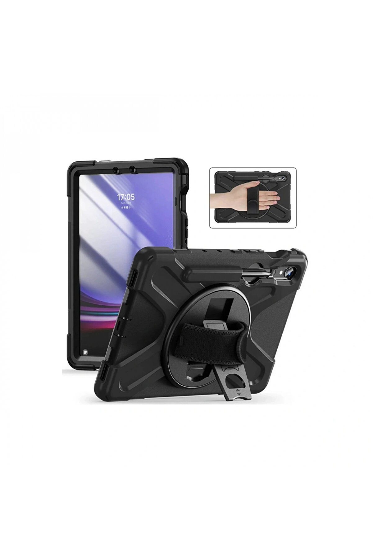 Buti̇k Samsung Galaxy X510 Tab S9 Fe 11 Kılıf Amazi̇ng Tablet Kapak - Si̇yah