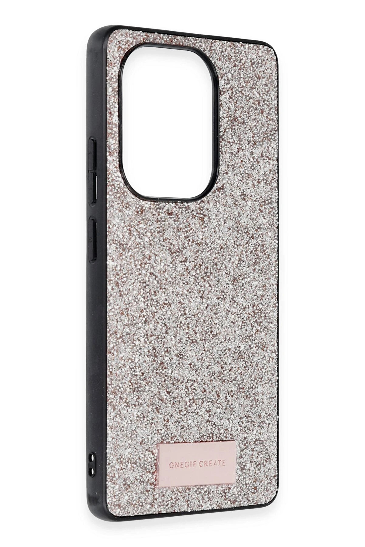 Buti̇k Harmonyaura Xi̇aomi̇ Redmi̇ Note 13 Pro 4G Bri̇ght Si̇mli̇ Kapak - Gold