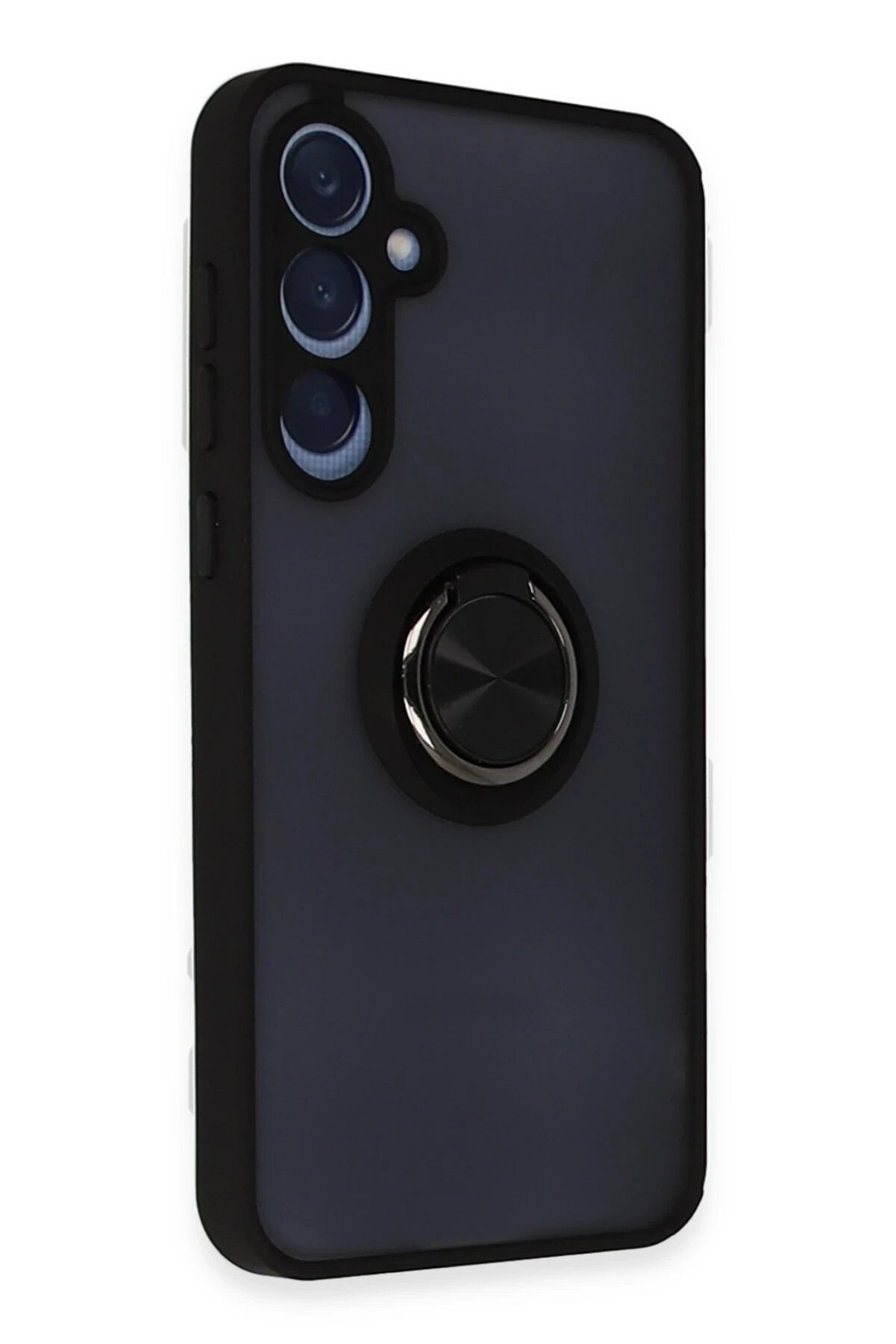 Buti̇k Harmonyaura Samsung Galaxy A55 5G Kılıf Montreal Y&uuml;z&uuml;kl&uuml; Si̇li̇kon Kapak - Si̇yah