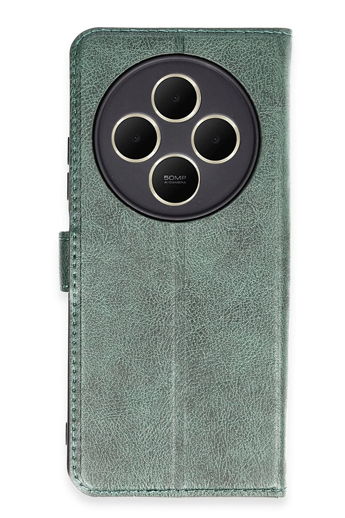 Buti̇k Harmonyaura Xi̇aomi̇ Redmi̇ 14C Kılıf Trend S Plus Kapaklı Kılıf - Yeşi̇l