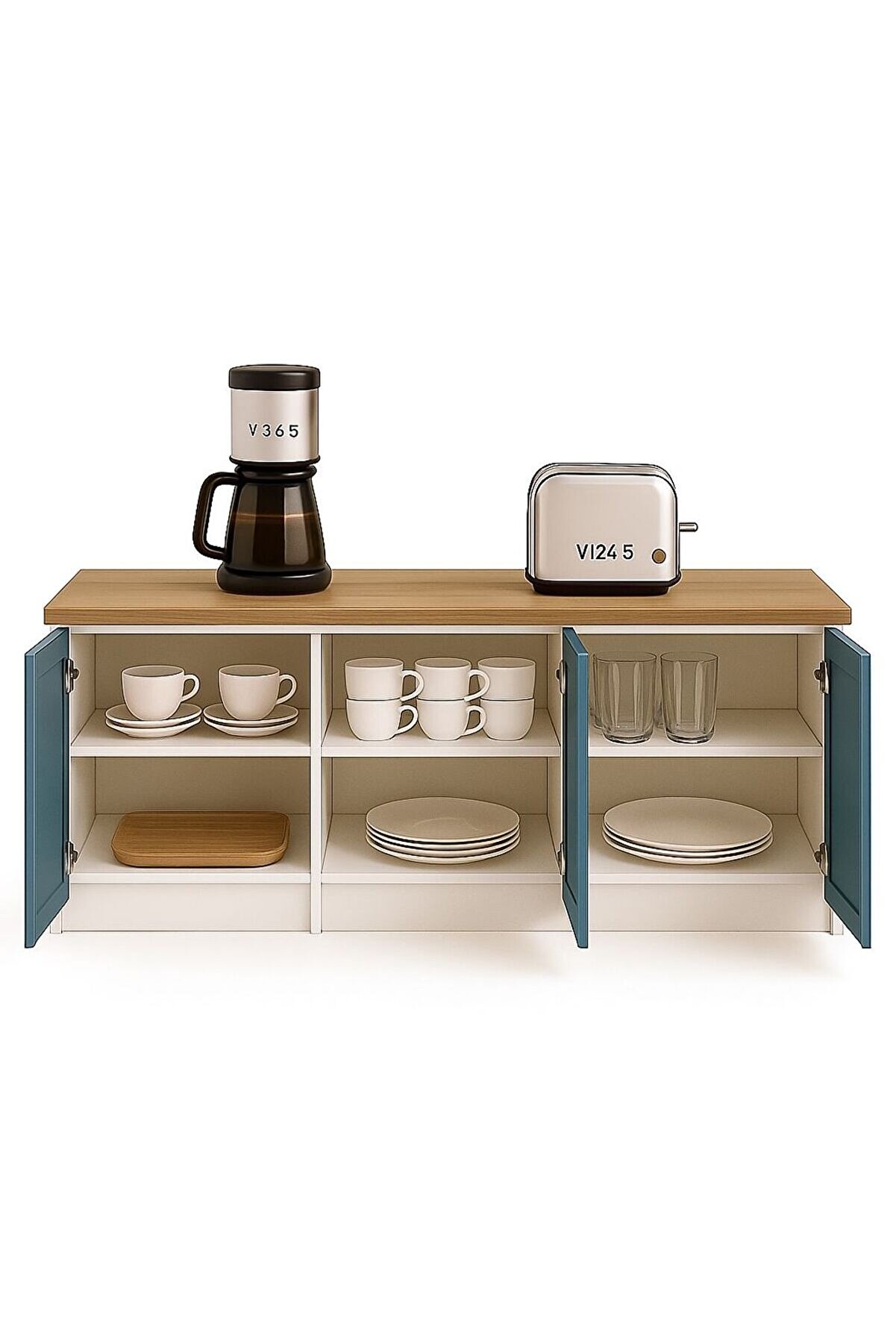 Vi̇sasconcept 180 Cm Mi̇ra &Ccedil;ok Ama&ccedil;lı Dolap