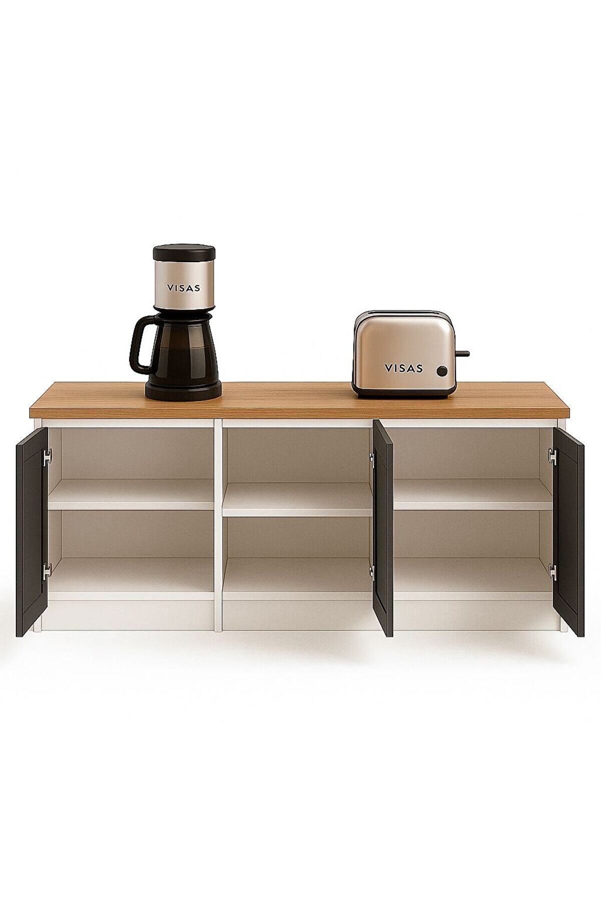 Vi̇sasconcept 180 Cm Antrasi̇t &Ccedil;ok Ama&ccedil;lı Dolap