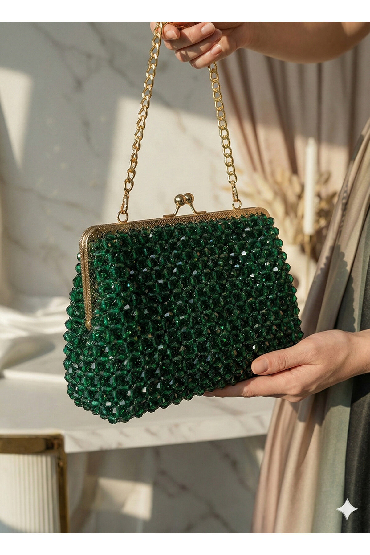 Ateli̇er Emi̇ne Matcha Cloud Sorbet – Özel Üreti̇m Kri̇stal Çanta