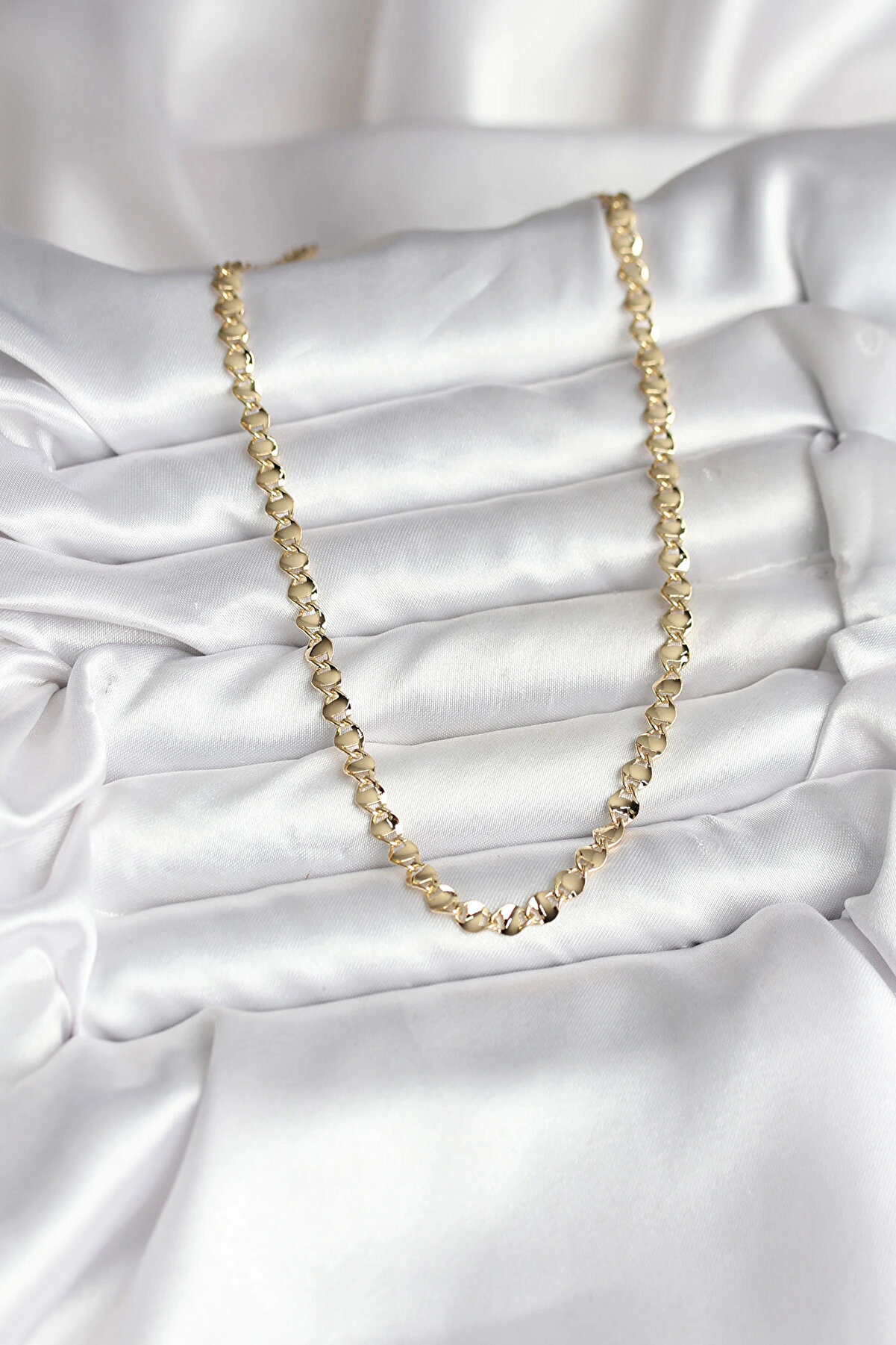 Clari̇ss 14K Gold Renk Kaplama Zi̇nci̇r Model Cm Kadın Kolye