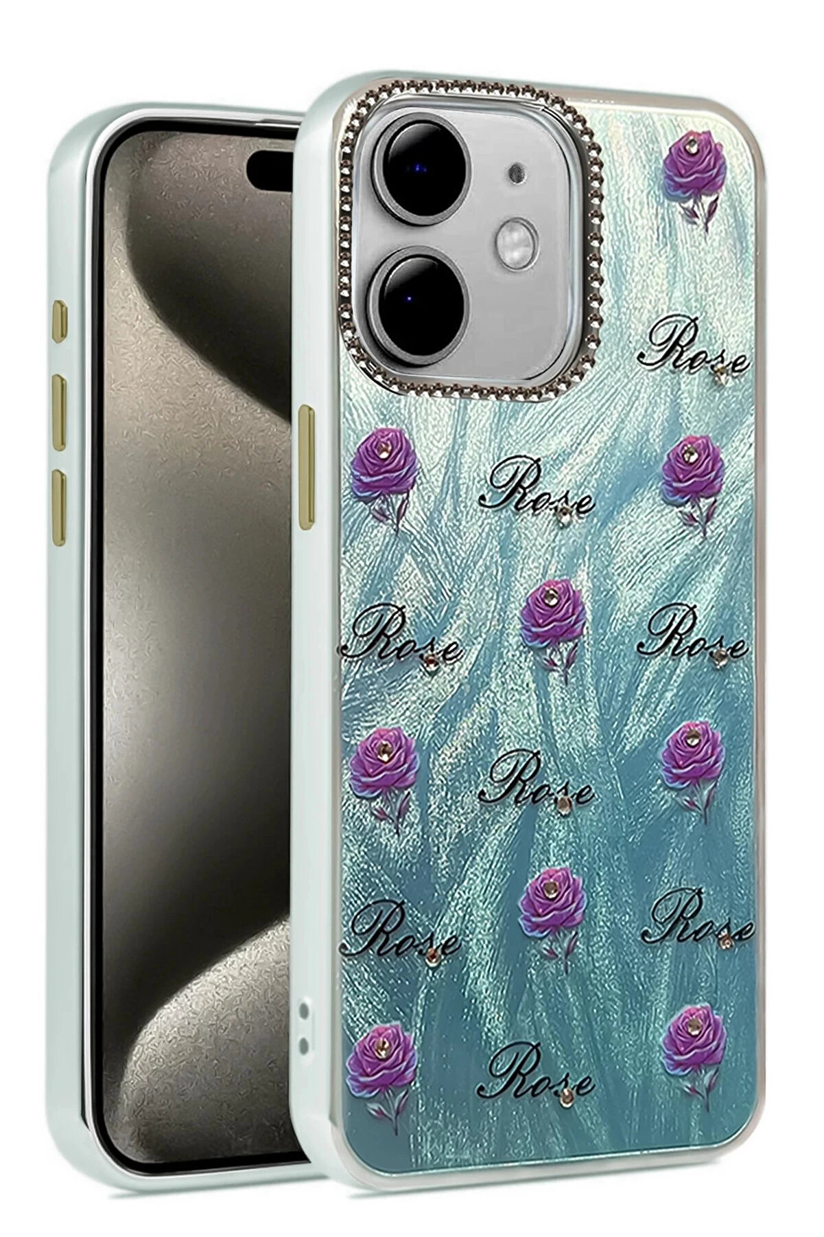 Buti̇k İphone 11 Kılıf Blade Aynalı Desenli̇ Kapak - Desen 9-(5796)