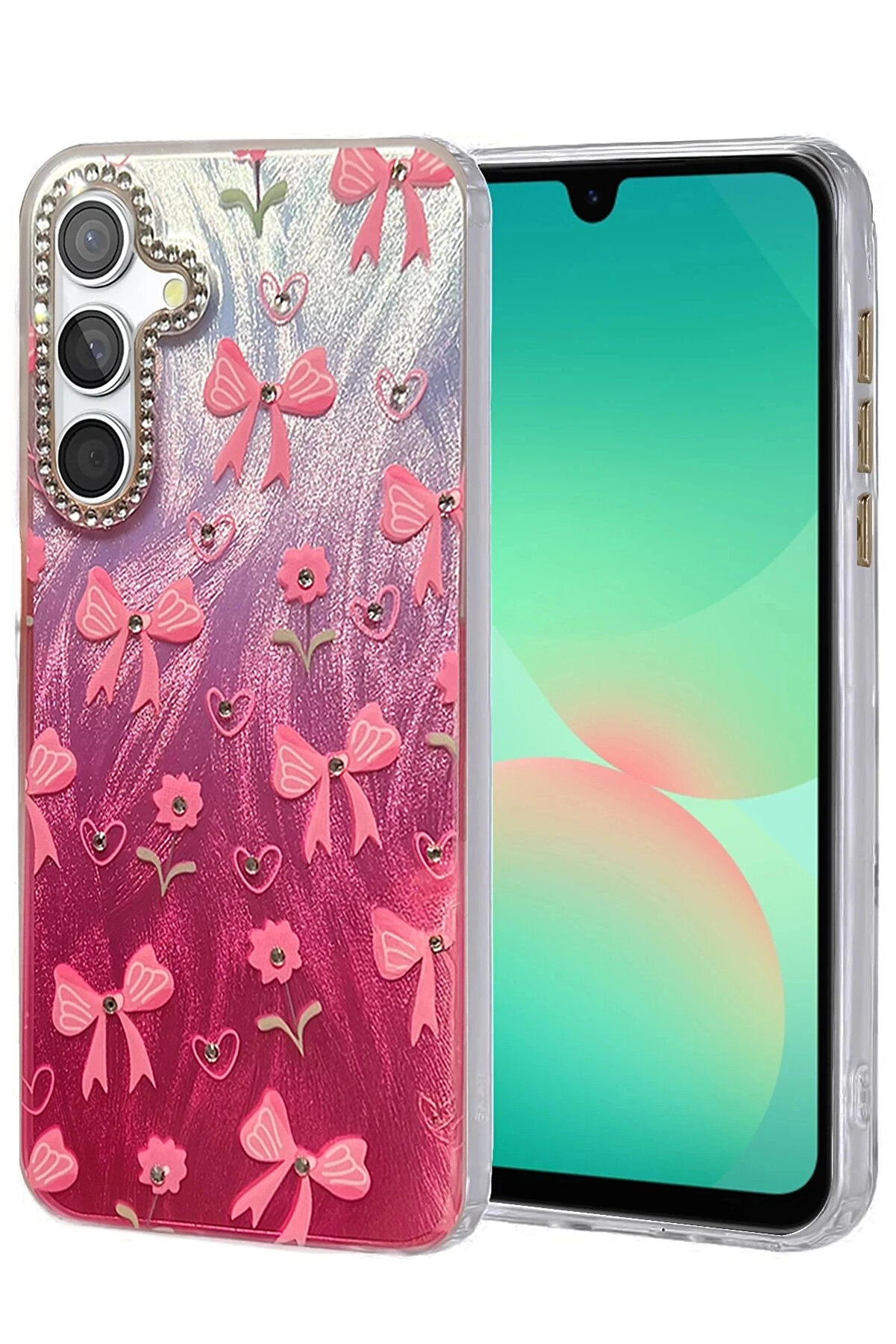 Buti̇k Samsung Galaxy A26 Kılıf Blade Aynalı Desenli̇ Kapak - Desen 3-(5796)