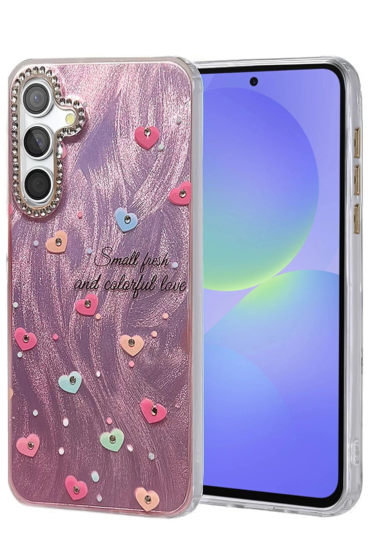 Buti̇k Samsung Galaxy A36 Kılıf Blade Aynalı Desenli̇ Kapak - Desen 8-(5796)