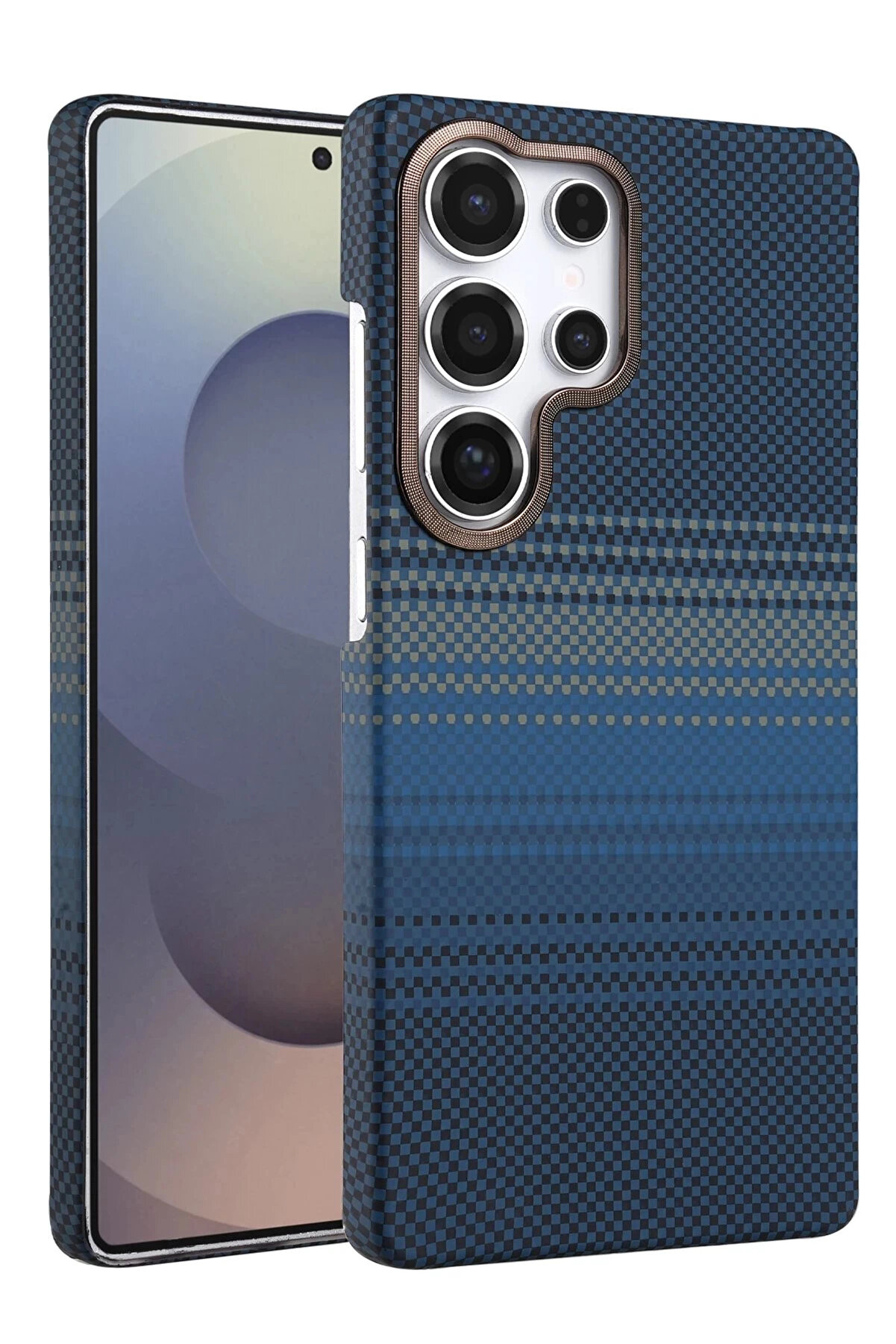 Buti̇k Samsung Galaxy S23 Ultra Vega Magsafe Kapak - Mavi̇-(5796)