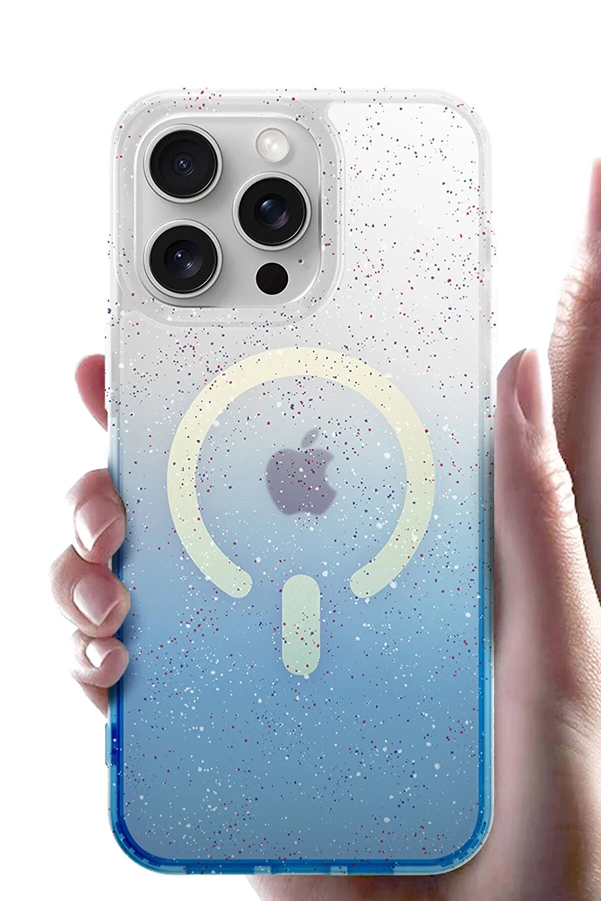 Buti̇k Apple İphone 14 Pro Max Pummel Shi̇ny Magsafe Kapak - Si̇yah