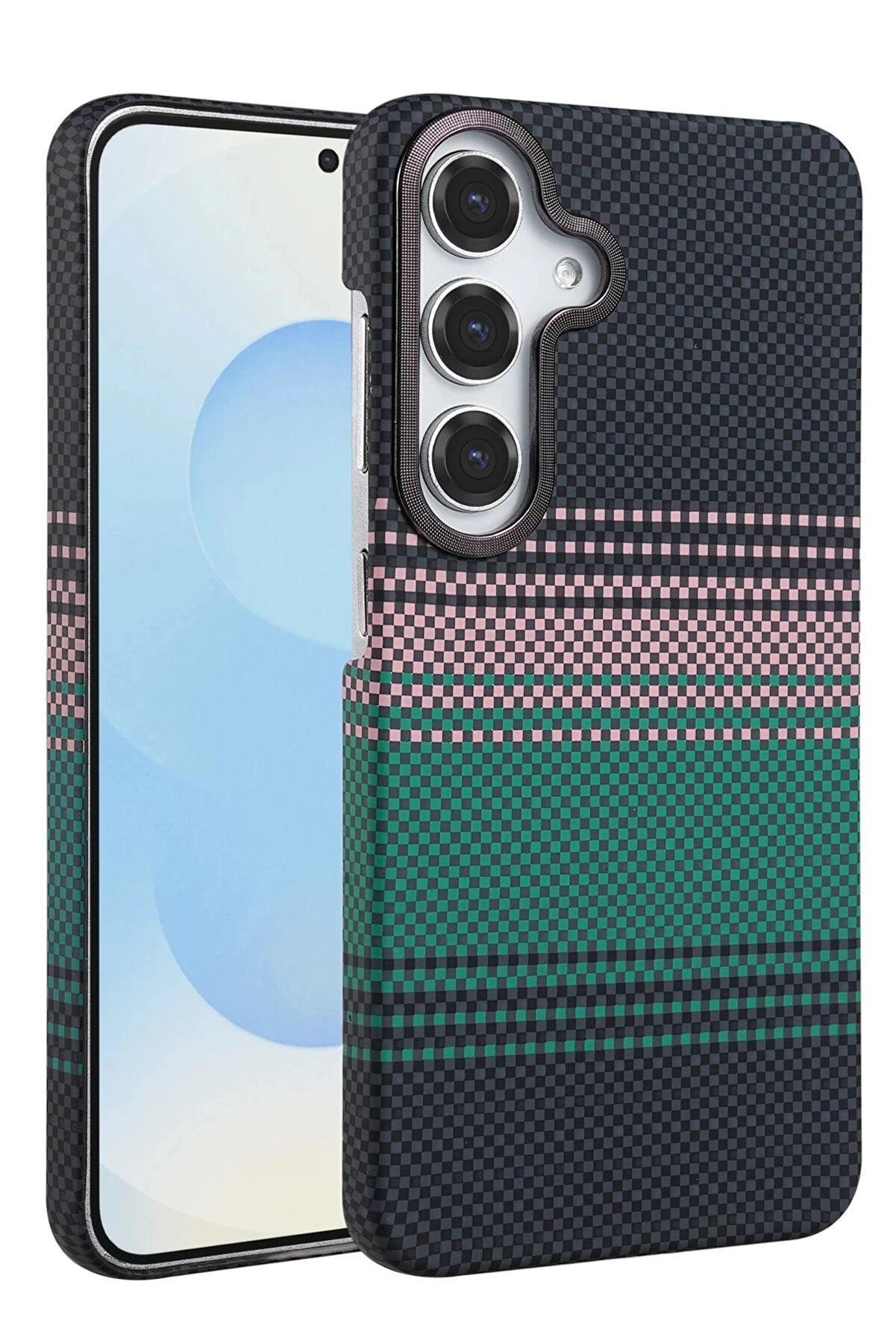 Buti̇k Samsung Galaxy S23 Fe Vega Magsafe Kapak - Yeşi̇l-(5796)