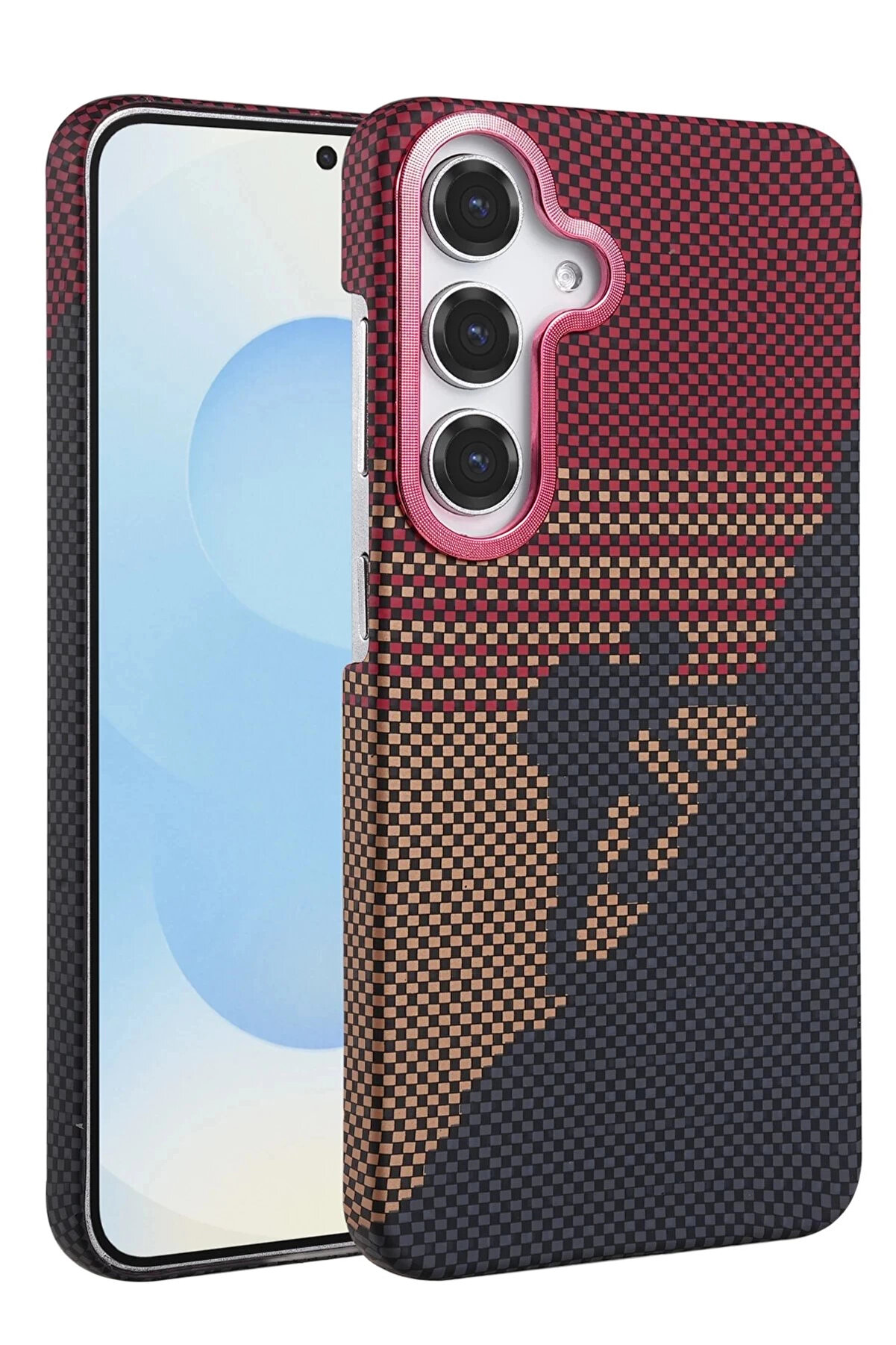 Buti̇k Samsung Galaxy A54 5G Vega Magsafe Kapak - Kırmızı-(5796)