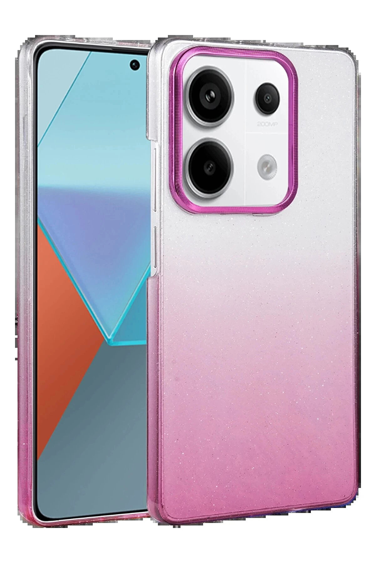 Buti̇k Xi̇aomi̇ Redmi̇ Note 13 Pro 4G Glossy Kapak - Mor-(5796)