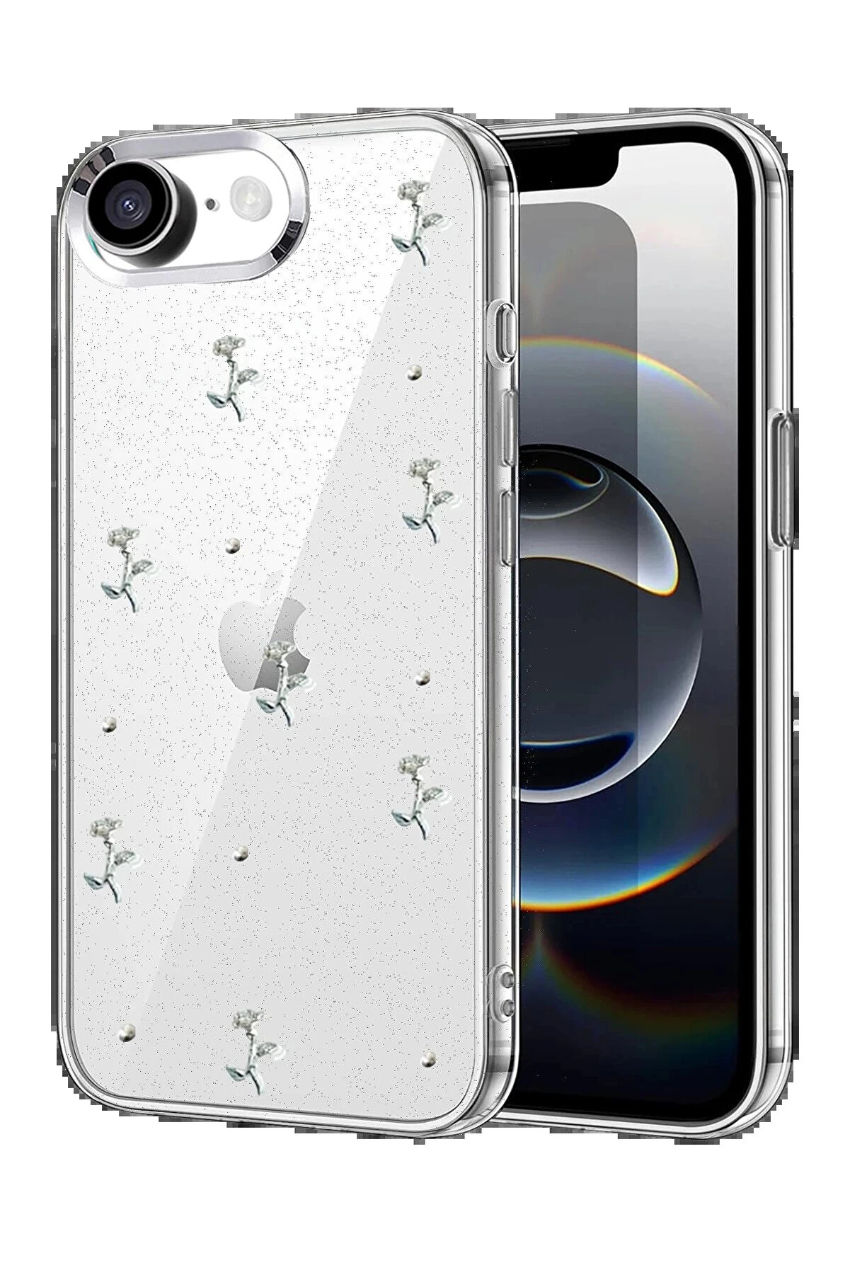 Buti̇k Apple İphone 16E Fi̇yonk Desenli̇ Kapak - Desen 7-(5796)