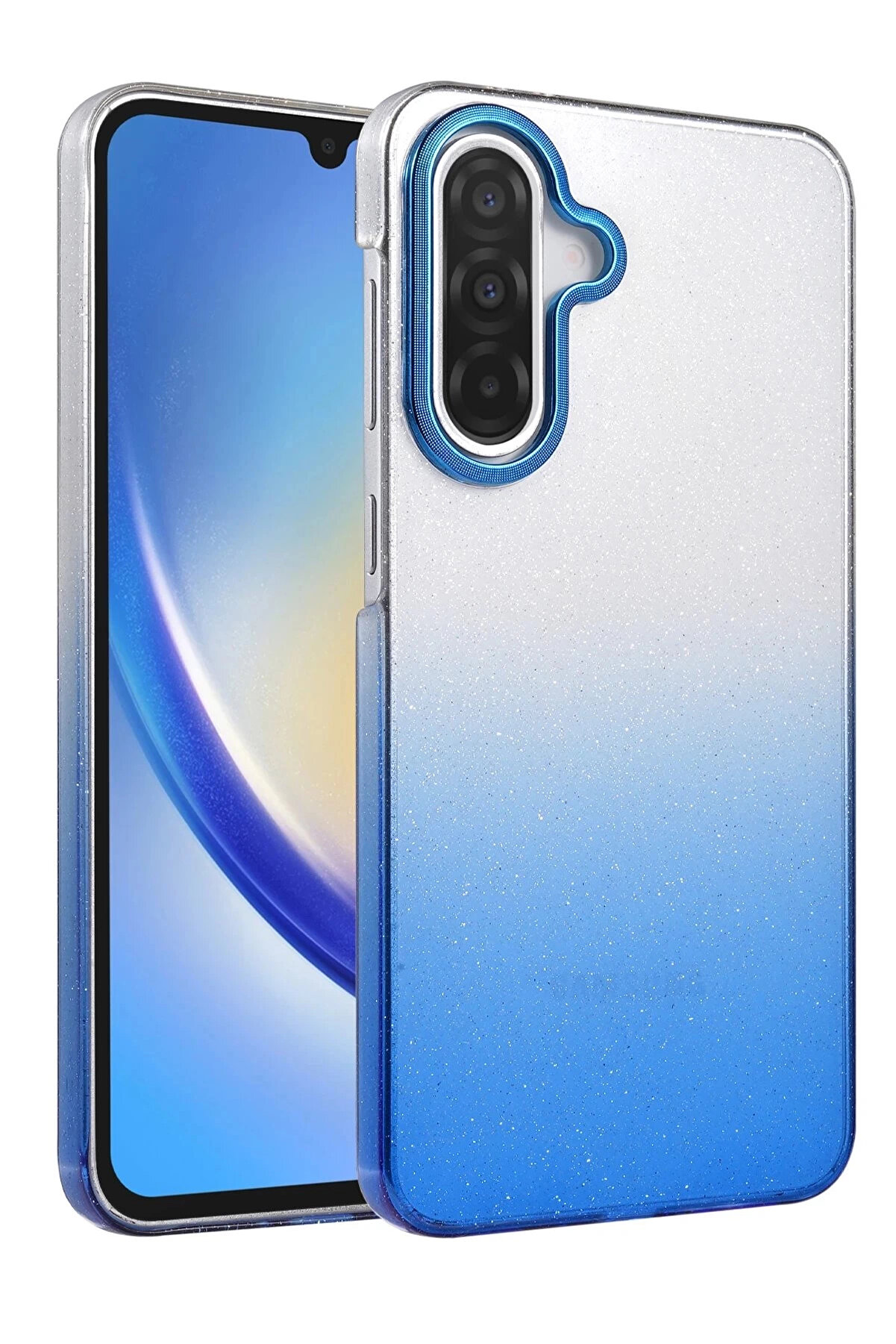 Buti̇k Samsung Galaxy A26 Glossy Kapak - Mavi̇-(5796)