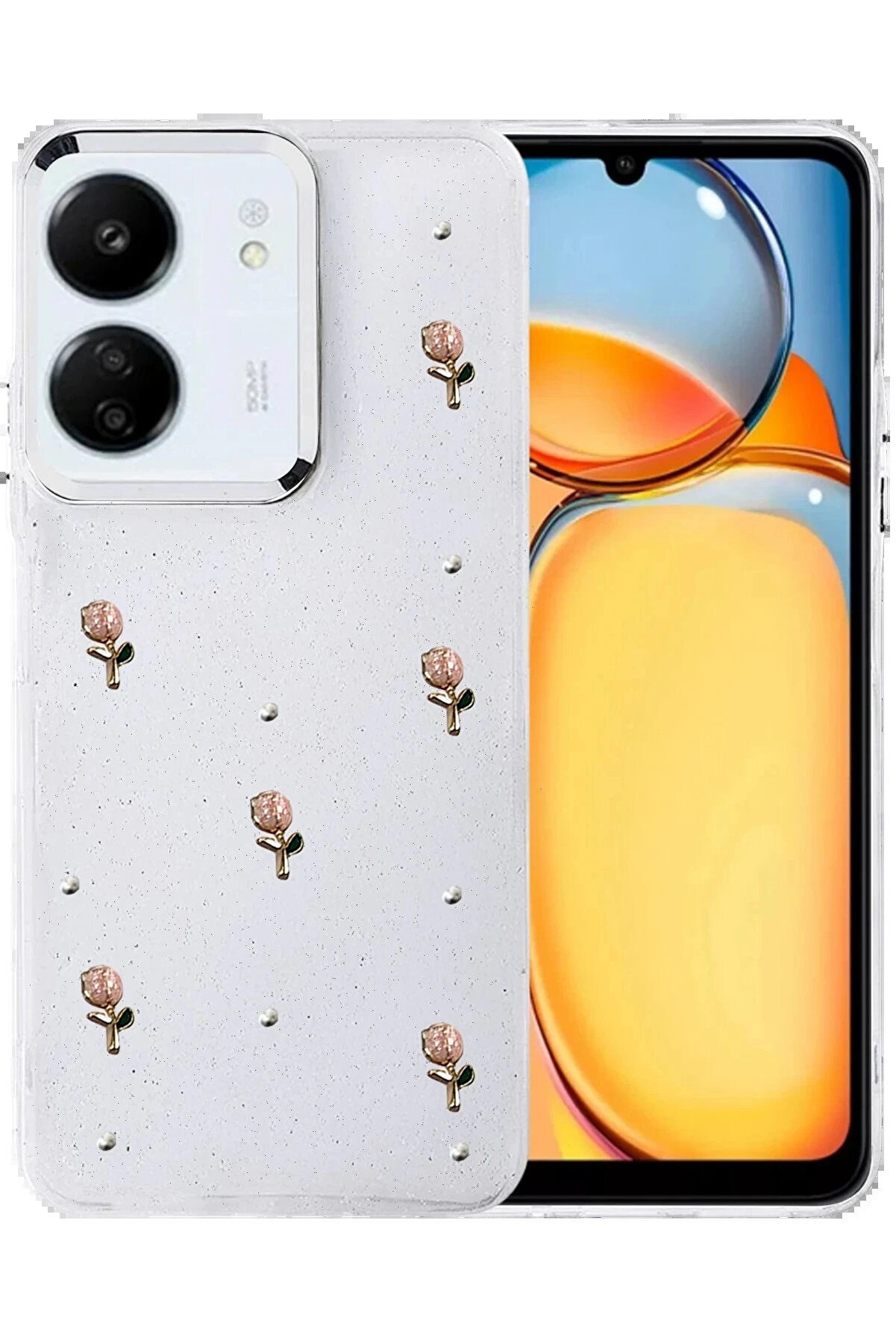 Buti̇k Xi̇aomi̇ Redmi̇ 13C Fi̇yonk Desenli̇ Kapak - Desen 5-(5796)