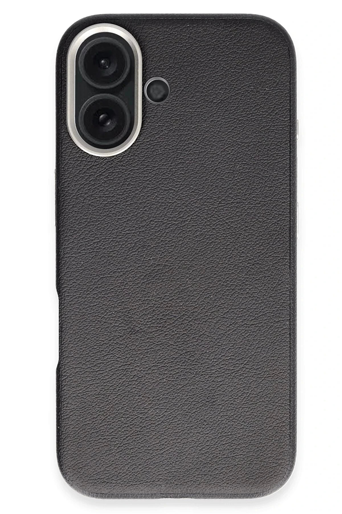 Buti̇k İphone 16 Wonder Deri̇ Magsafe Kapak - Si̇yah-(5796)