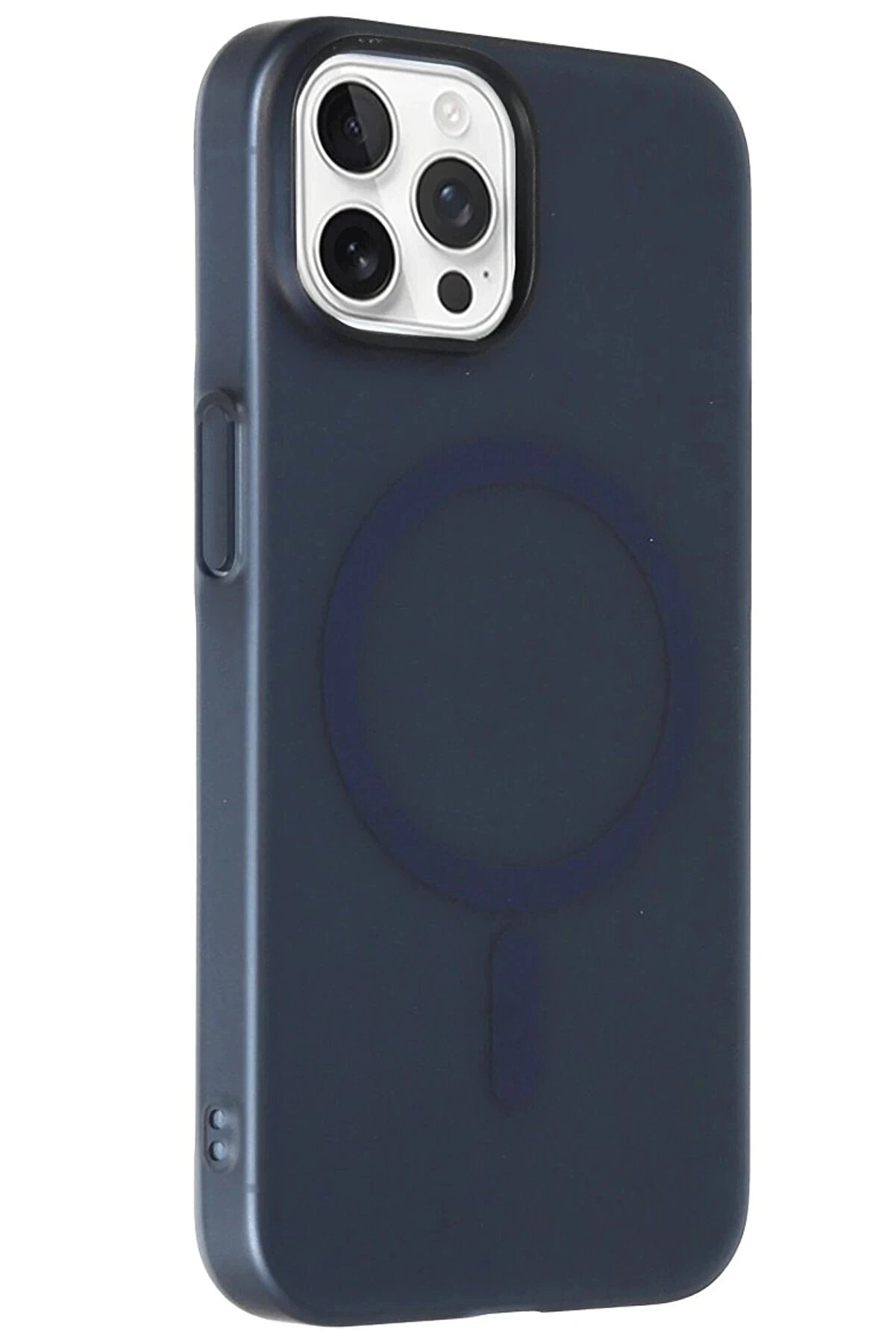 Buti̇k İphone 14 Pro Max Tuna Pc Sli̇m Magsafe Kapak - Laci̇vert-(5796)