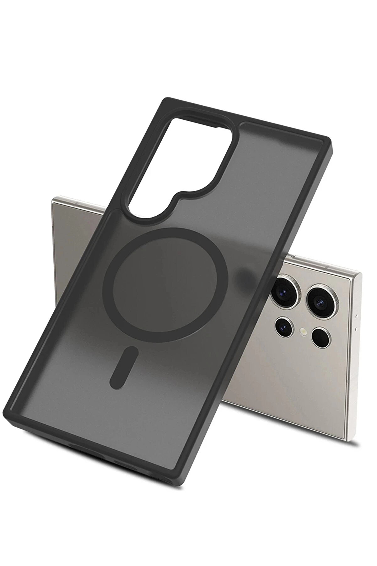 Buti̇k Samsung Galaxy S25 Ultra Jota Magsafe Kapak - Şeffaf-(5796)