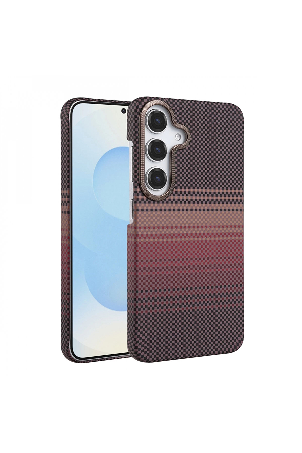 Buti̇k Samsung Galaxy A15 4G Vega Magsafe Kapak - &Ccedil;&ouml;l Ti̇tanyum