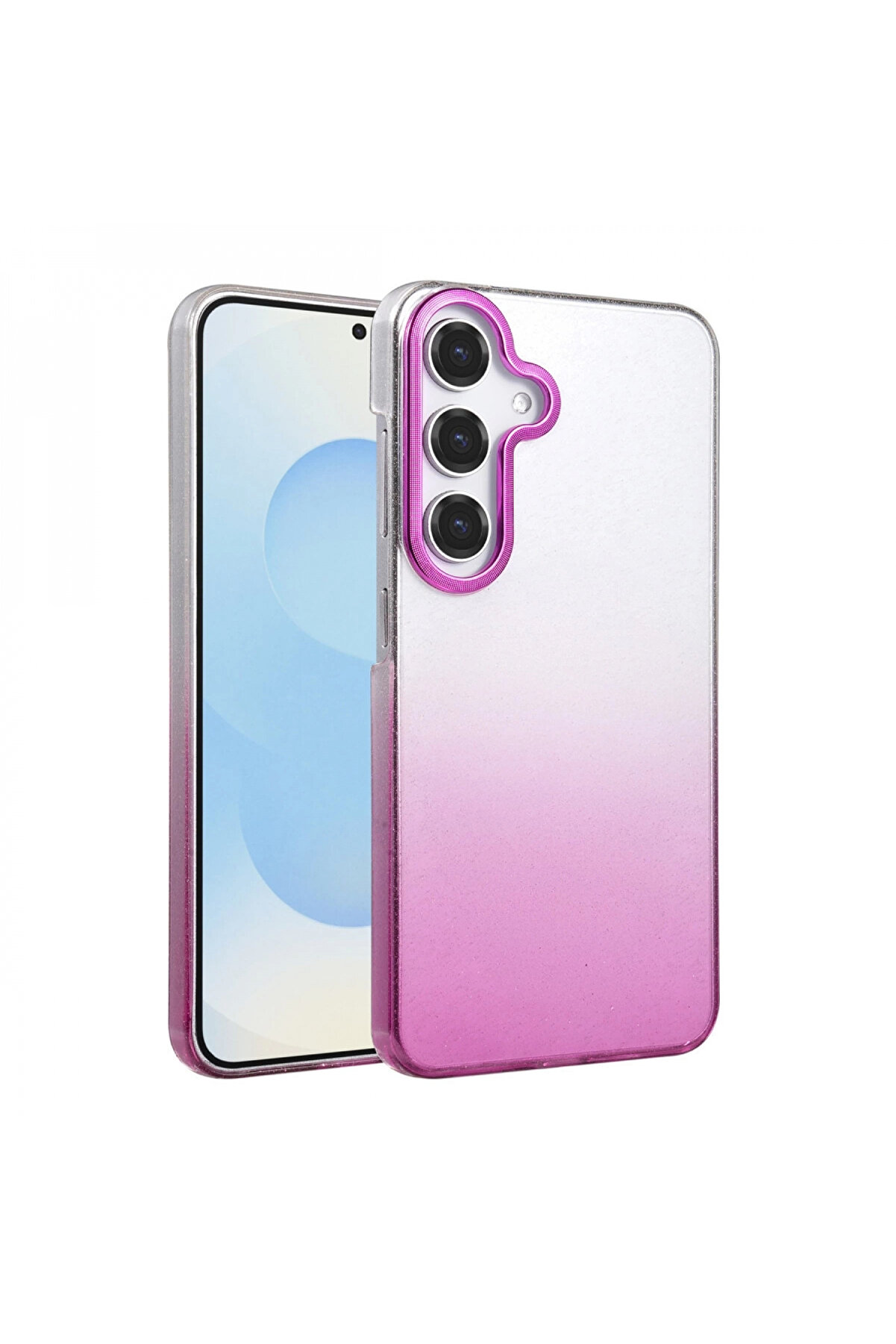 Buti̇k Samsung Galaxy A55 5G Glossy Kapak - Mor