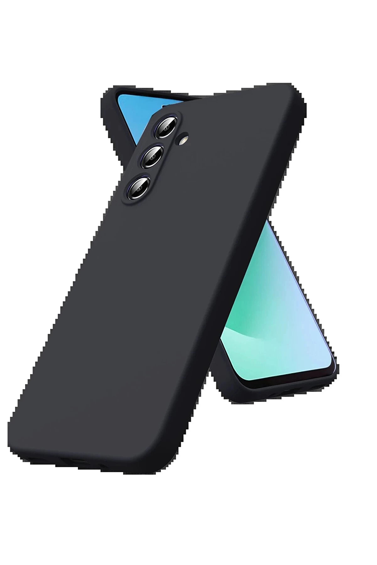 Buti̇k Samsung Galaxy S25 Fe Nano İ&ccedil;i̇ Kadi̇fe Si̇li̇kon - Si̇yah-(5796)